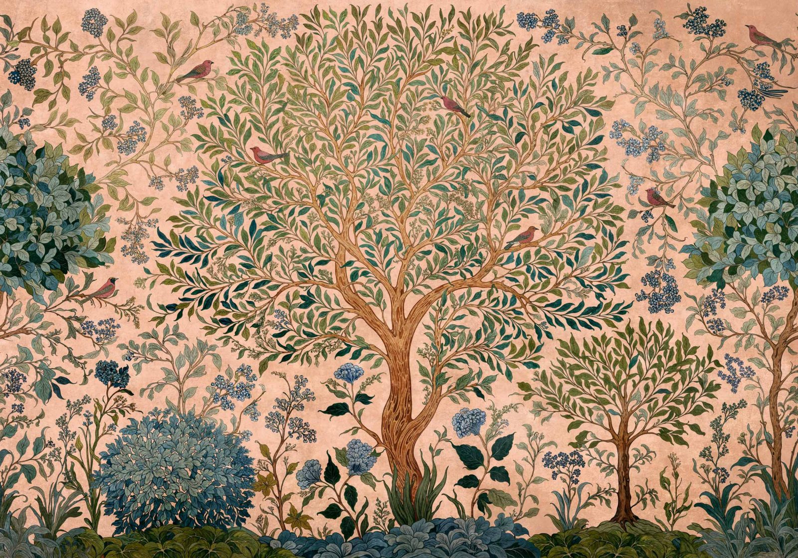Varanasi Tree, Peach, Coordonne
