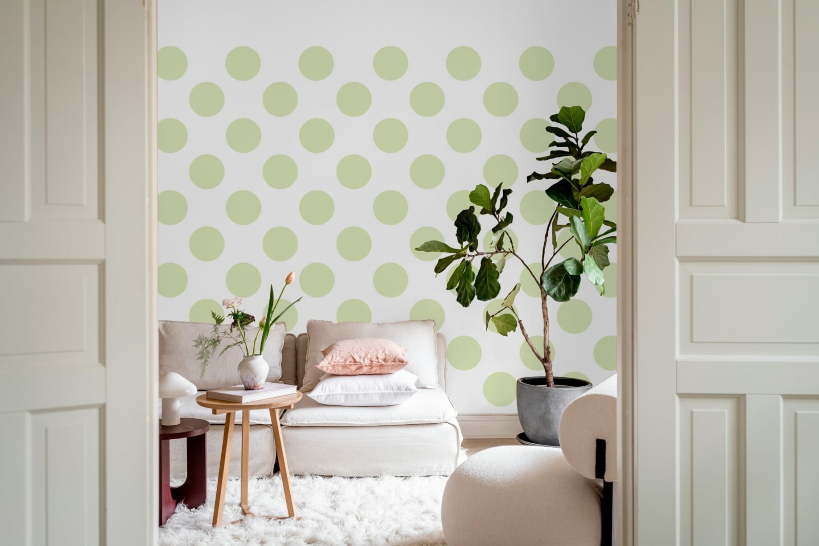 Big Dots, Light Green, Rebel Walls 2
