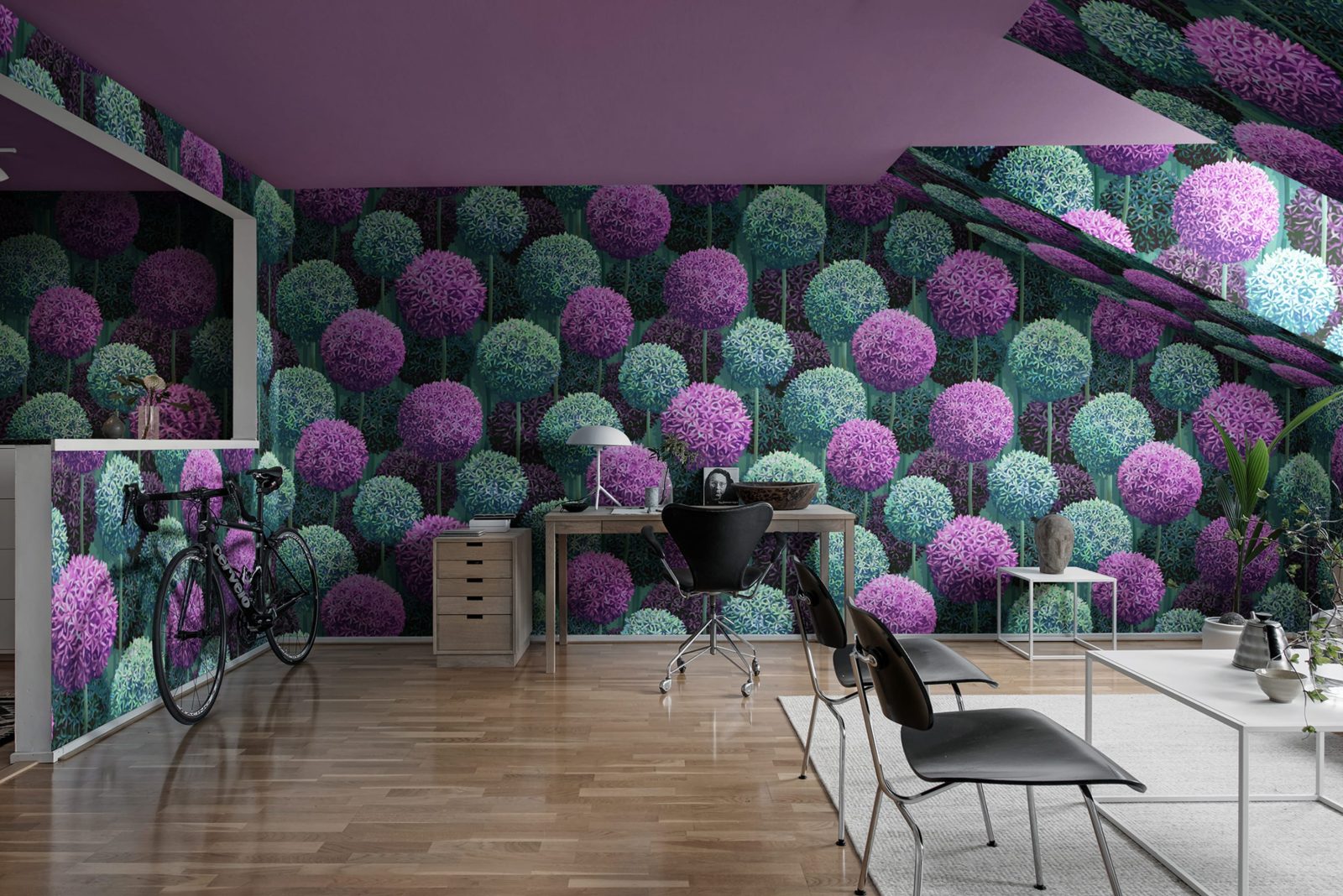 Elysian Flowers, Lilac, Rebel Walls 2