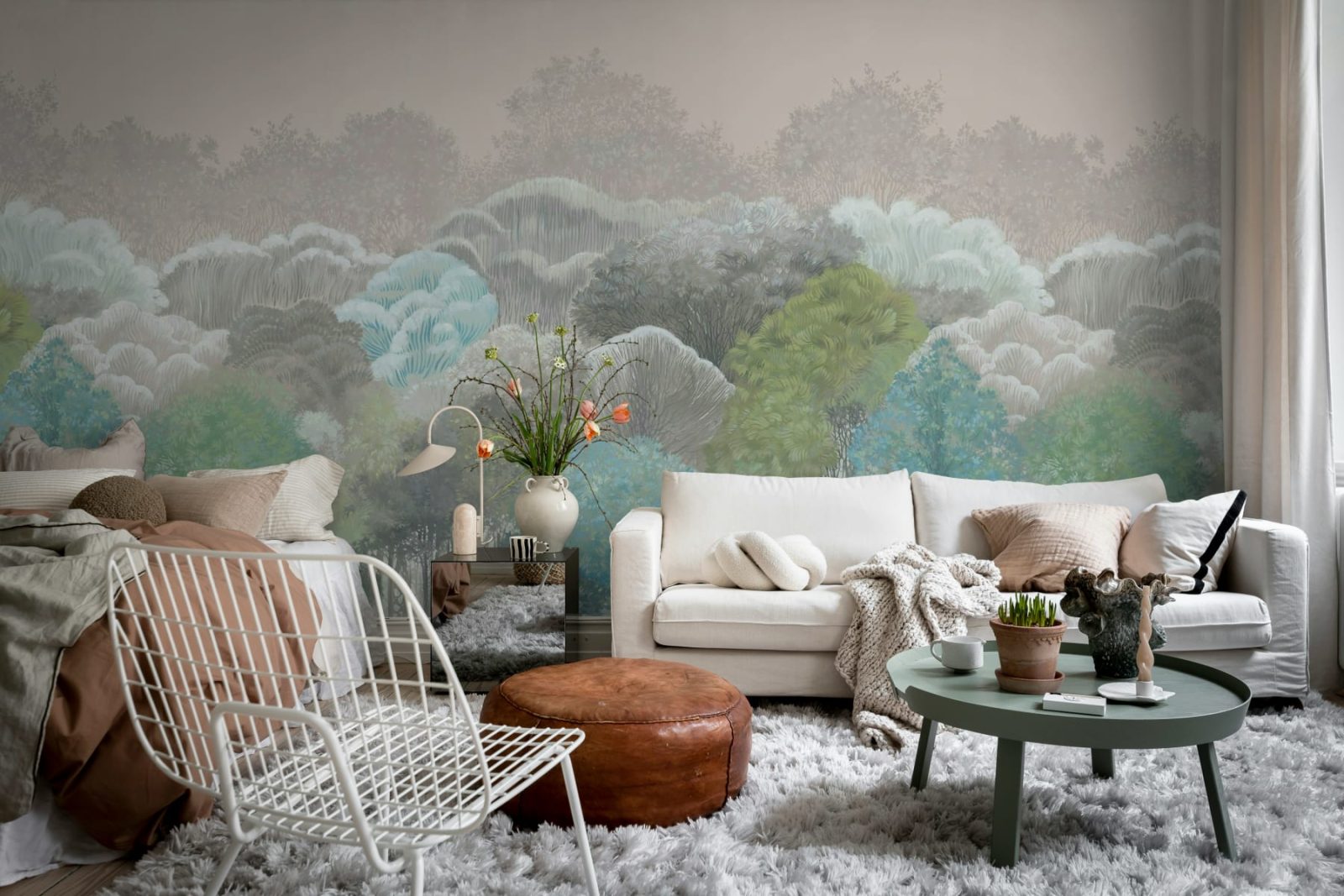 Leafy Forest, Dawn, Rebel Walls 2