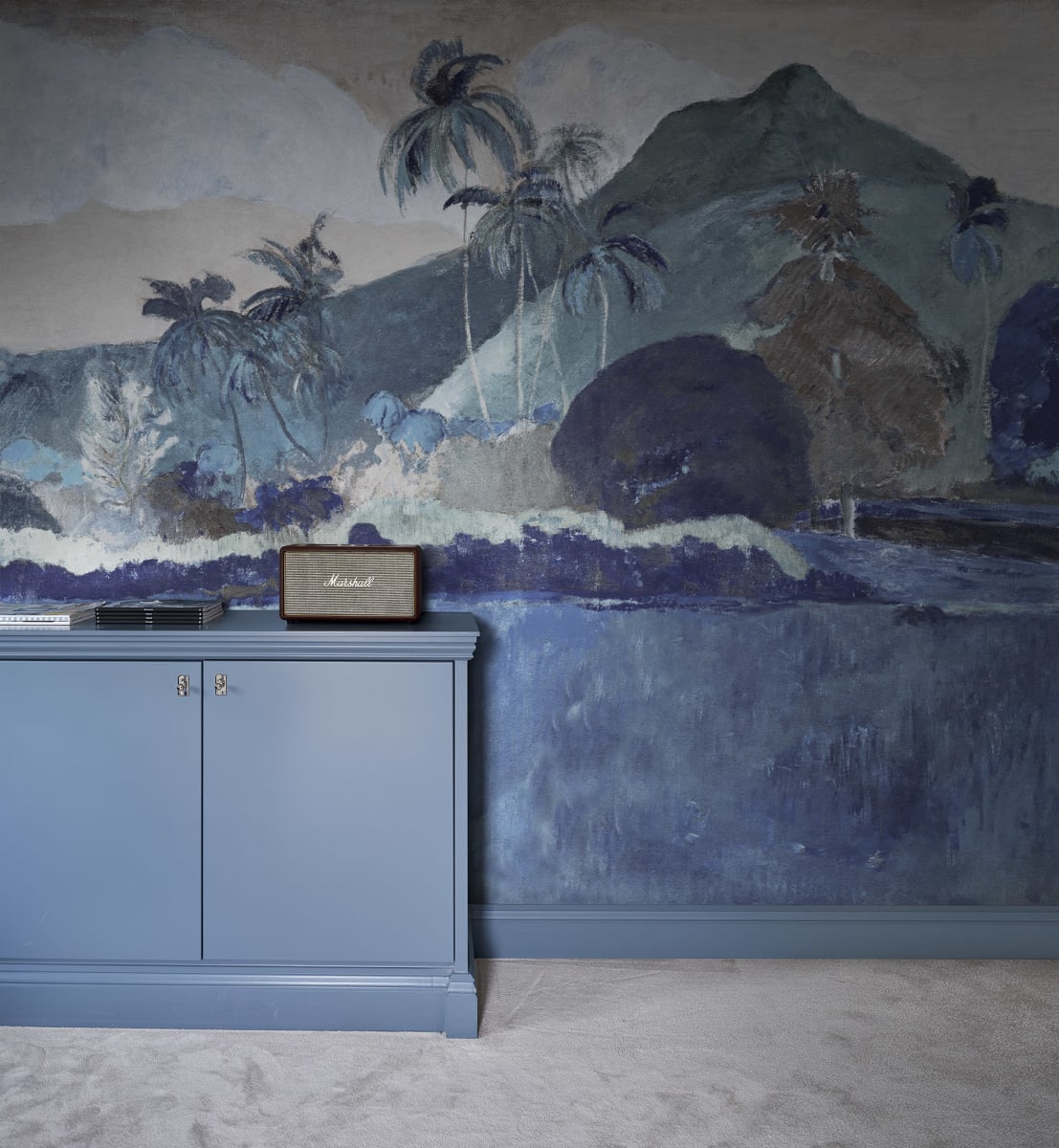 Tahitian Landscape, Blue, Rebel Walls 3