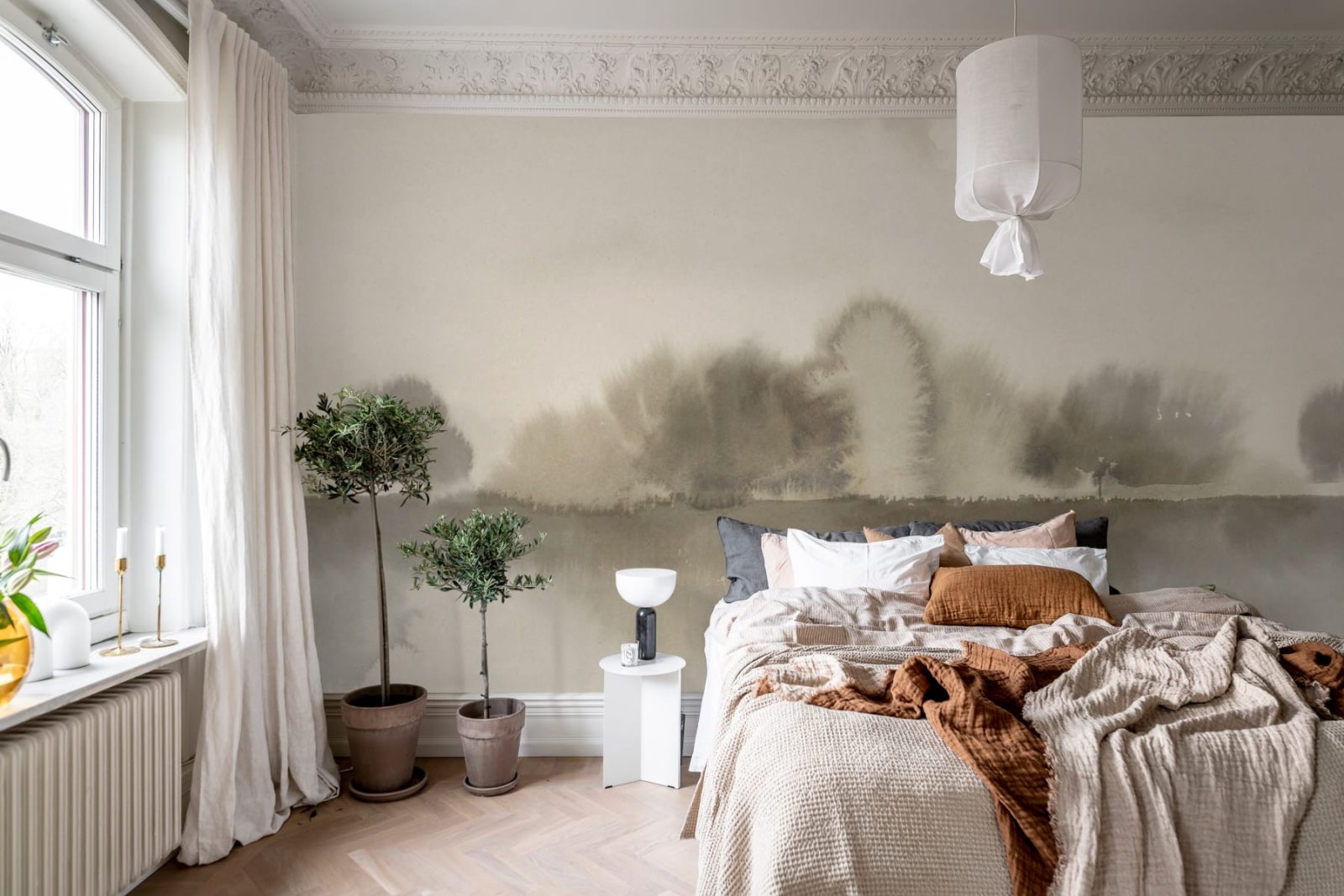 Stormy Forest, Beige, Rebel Walls 3