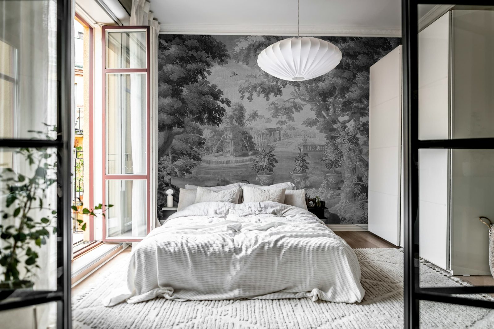 Antique Tapestry, Black & White, Rebel Walls 2