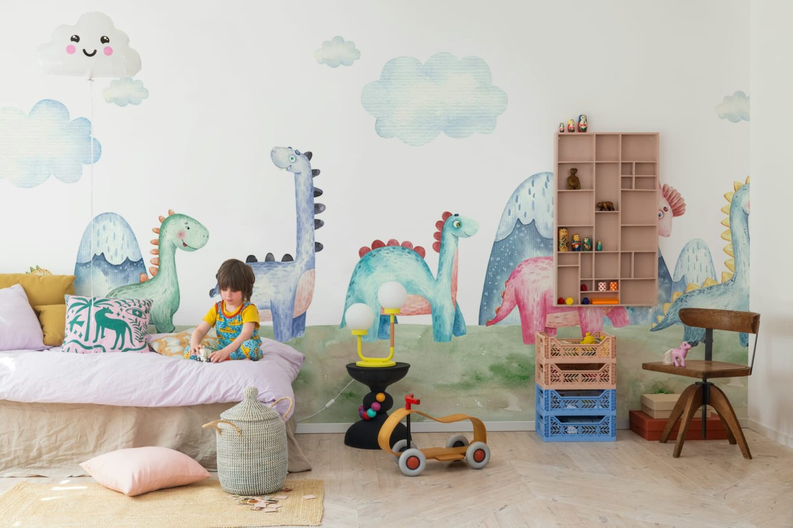 Dinosaur Stroll, Multi, Rebel Walls 2