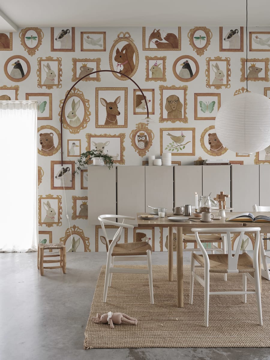 Pet Frames, Beige, Rebel Walls 3