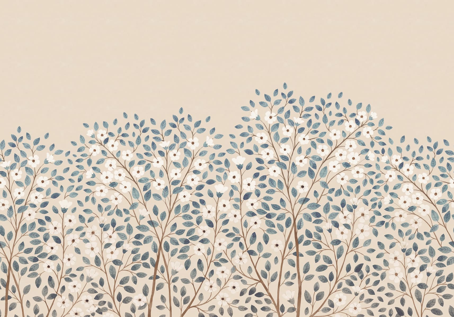 Blossom Tree, Blue, Rebel Walls