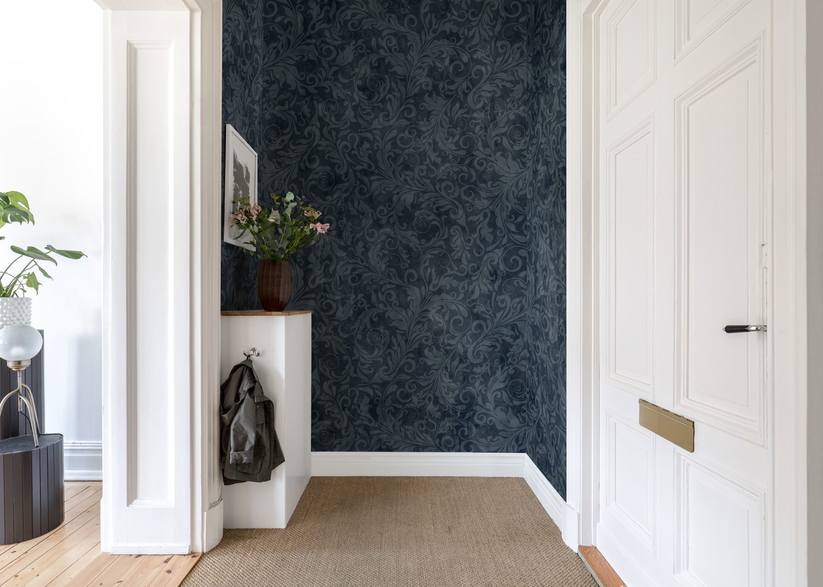 Twining Vines, Navy, Rebel Walls 3