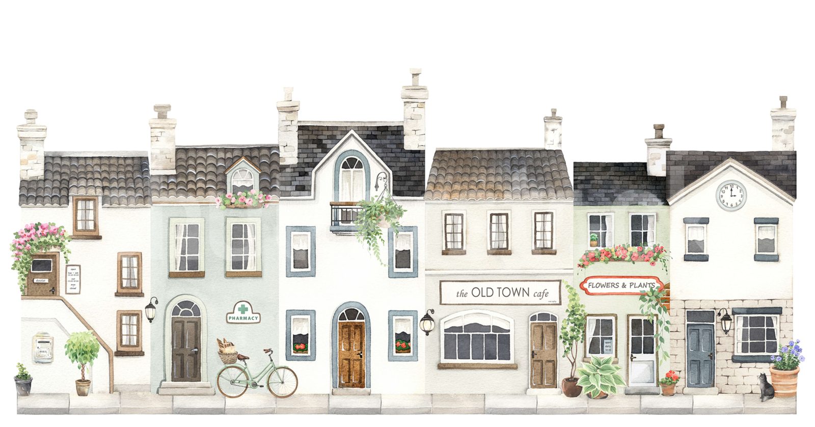 Cobblestone Lane, Pastel, Rebel Walls