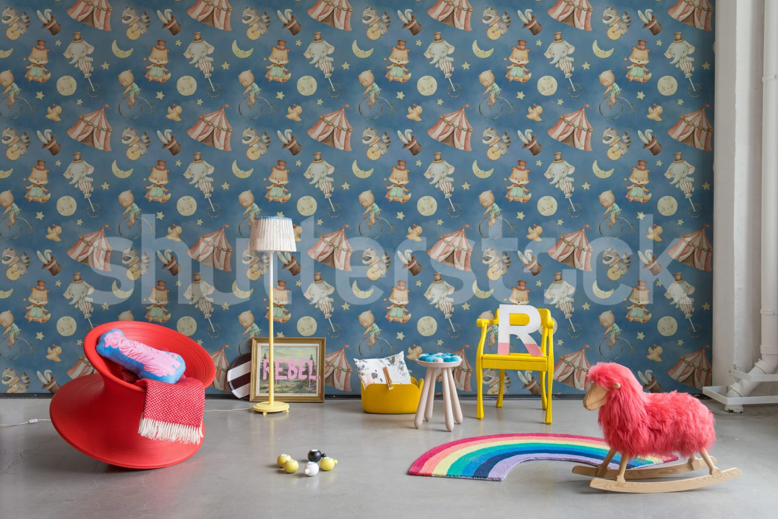 Circus Dream, Blue, Rebel Walls 3