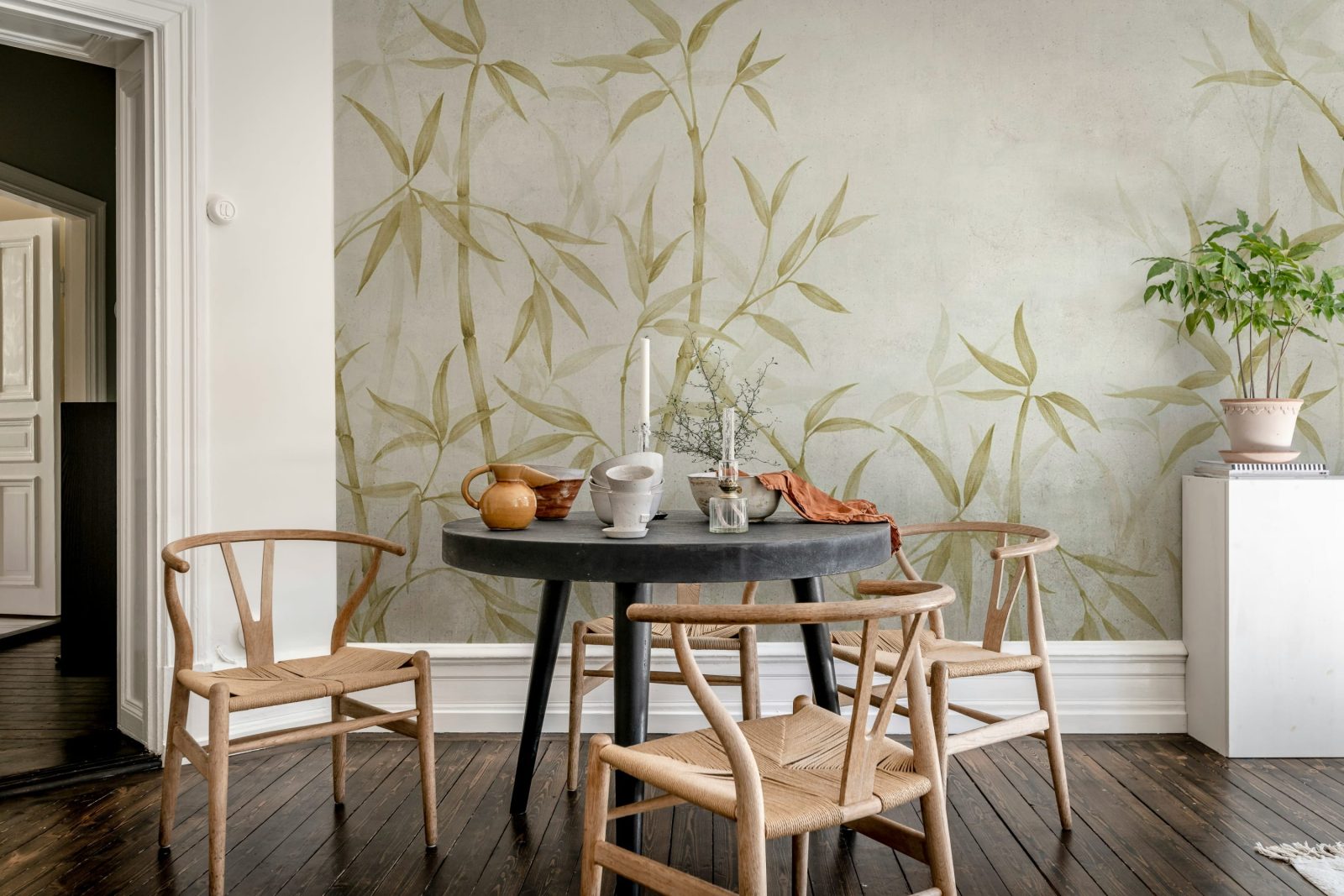 Bamboo Horizon, Yellow, Rebel Walls 2