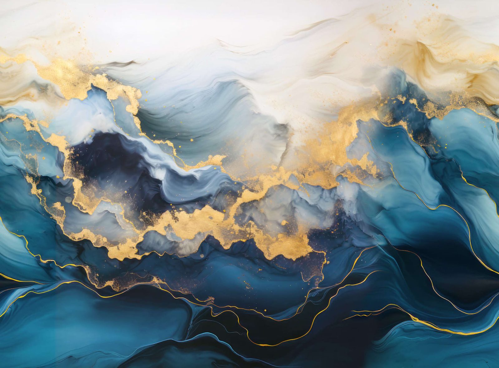 Gold Stream, Blue, Rebel Walls