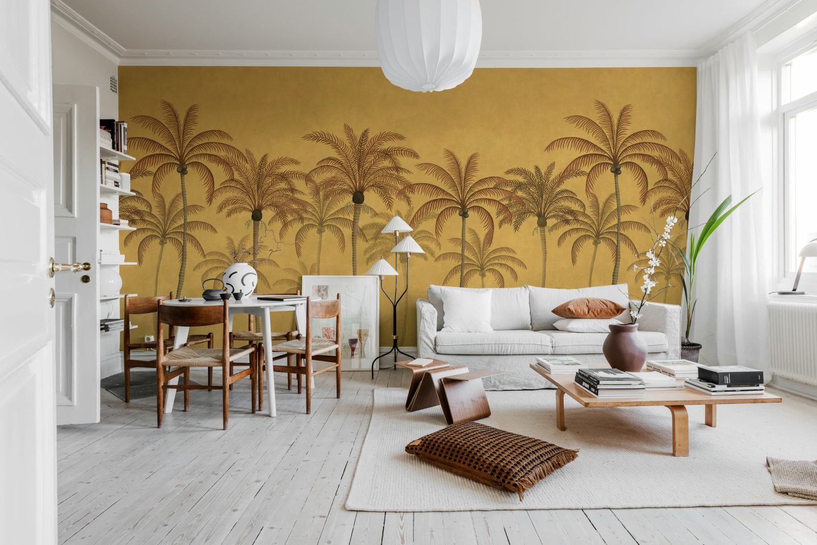 Palm Parade, Yellow, Rebel Walls 2