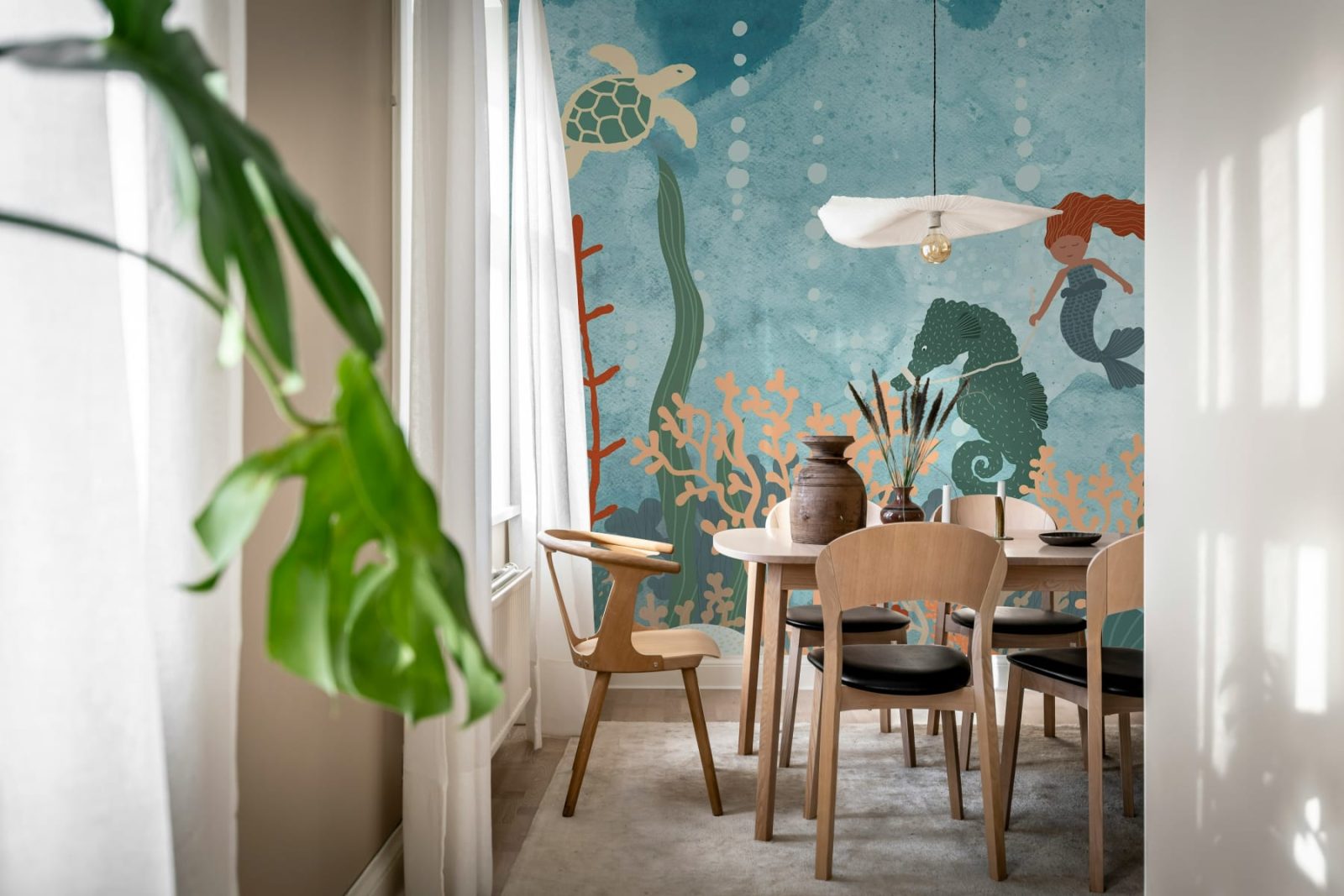 Mermaid World, Blue, Rebel Walls 3