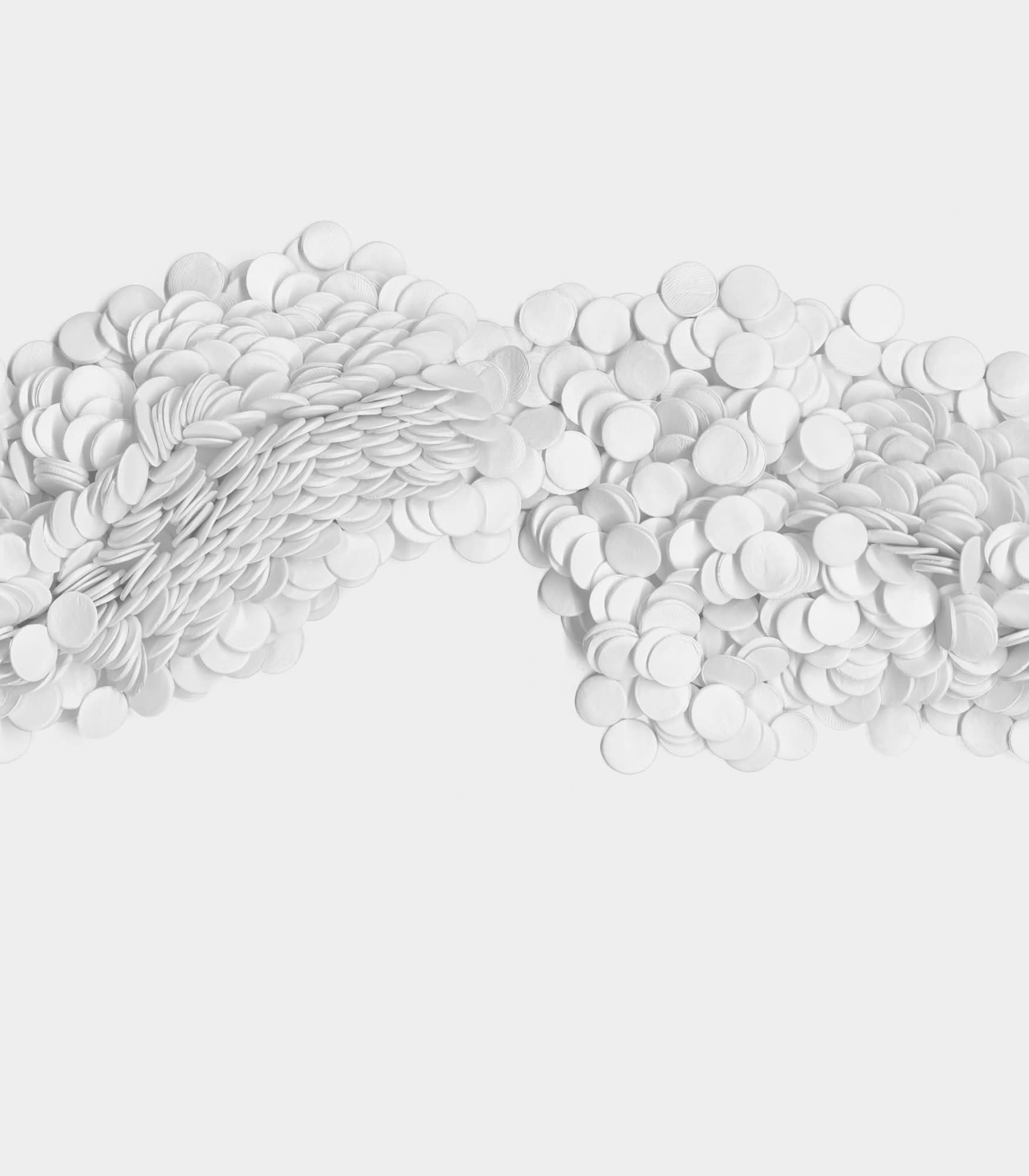 Scattered Dots, White, Rebel Walls