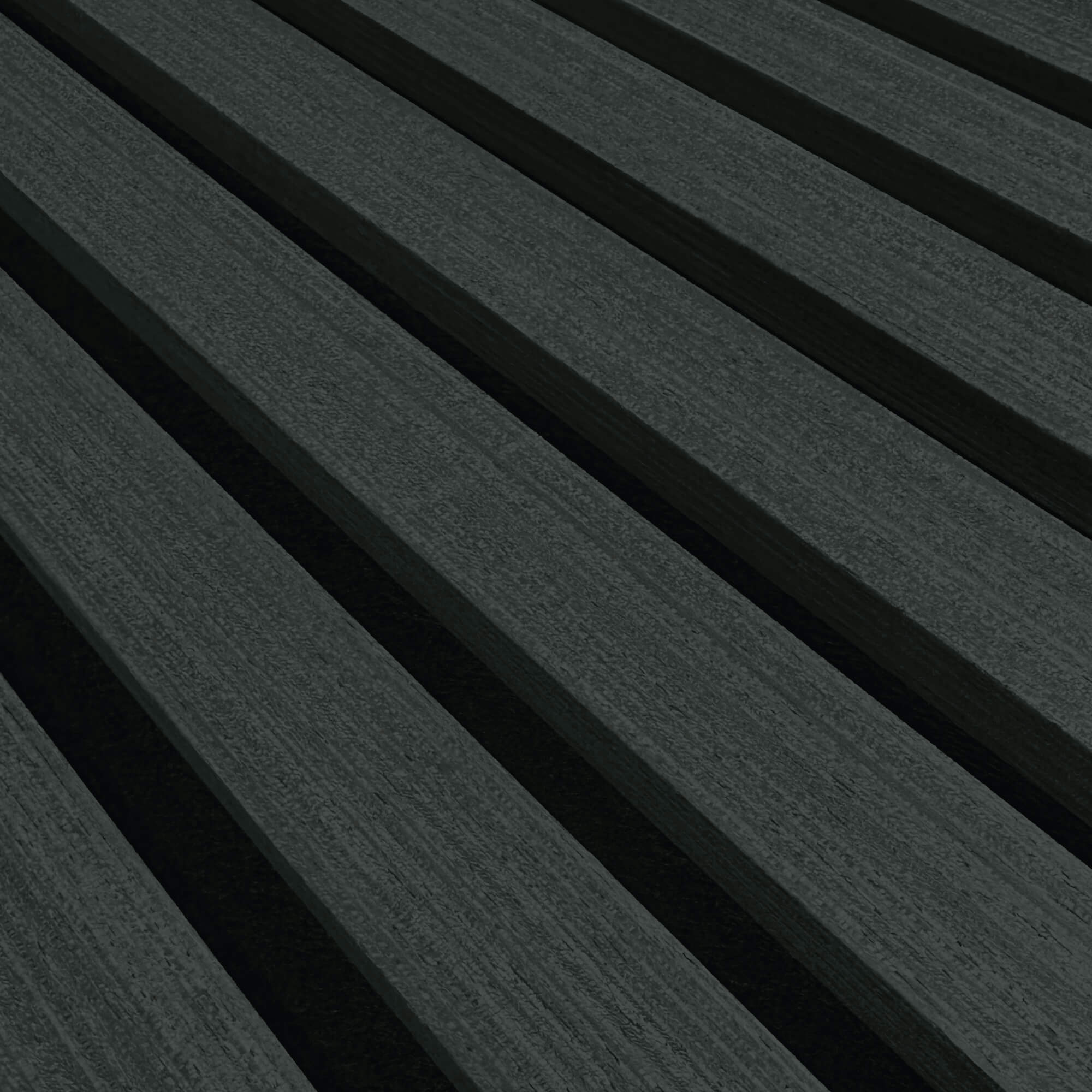Riflaj decorativ MDF, Graphite, fonoabsorbant, 270x28cm, Lamelio