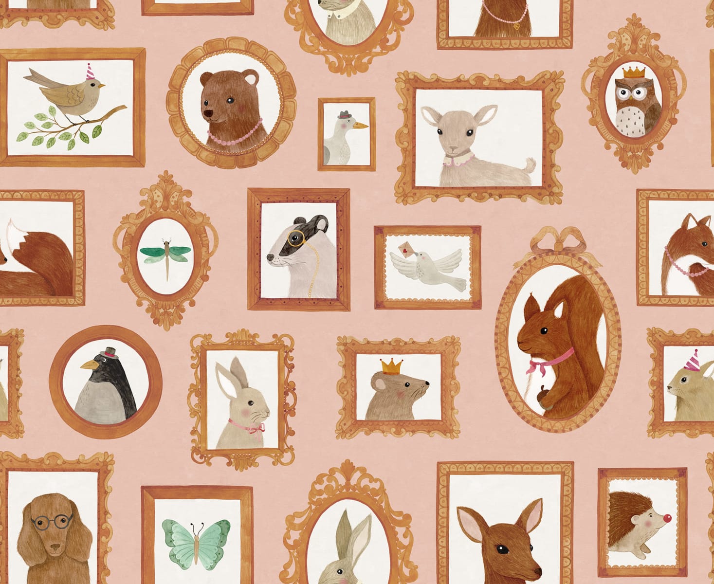 Pet Frames, Pink, Rebel Walls