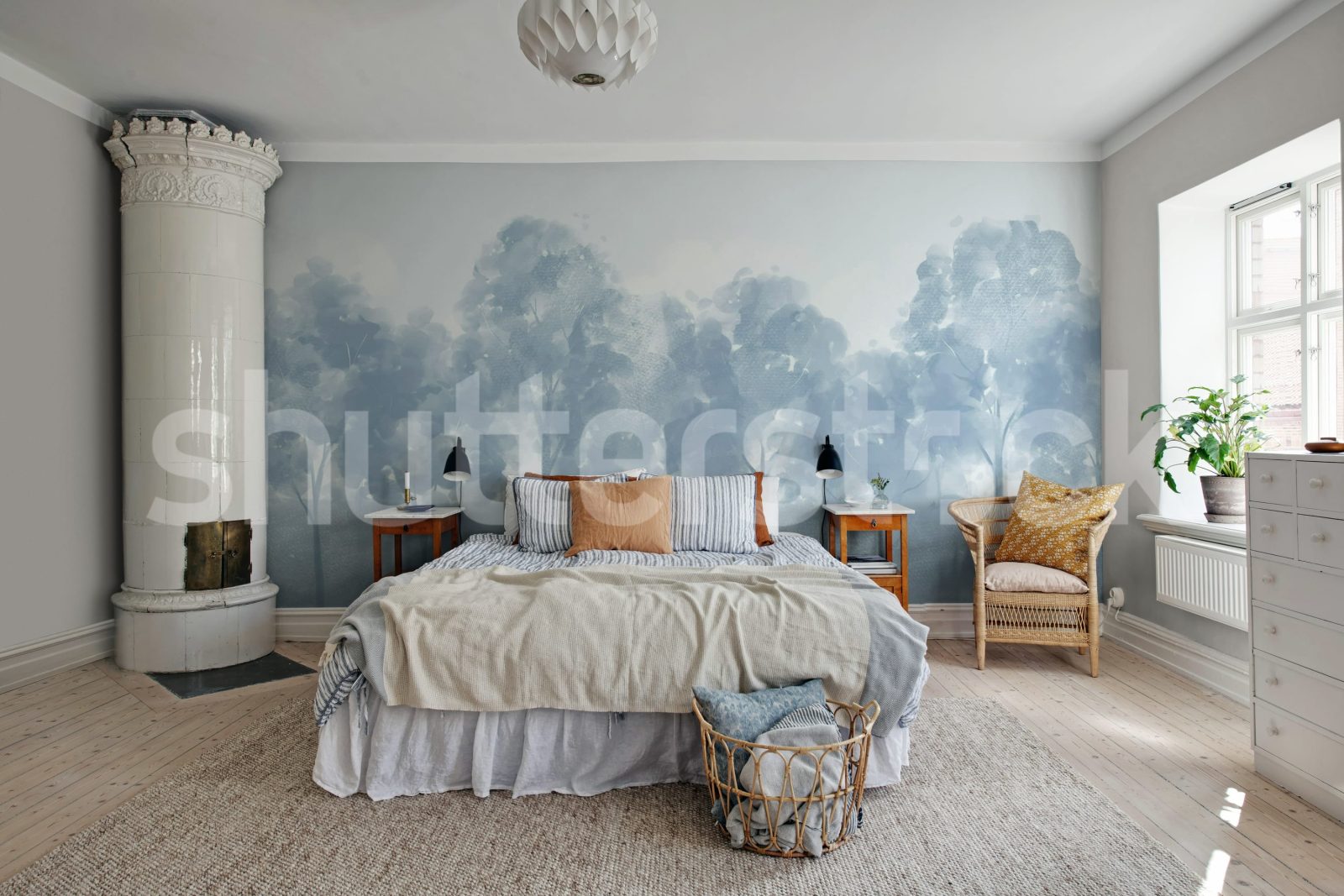 Misty Grove, Blue, Rebel Walls 2