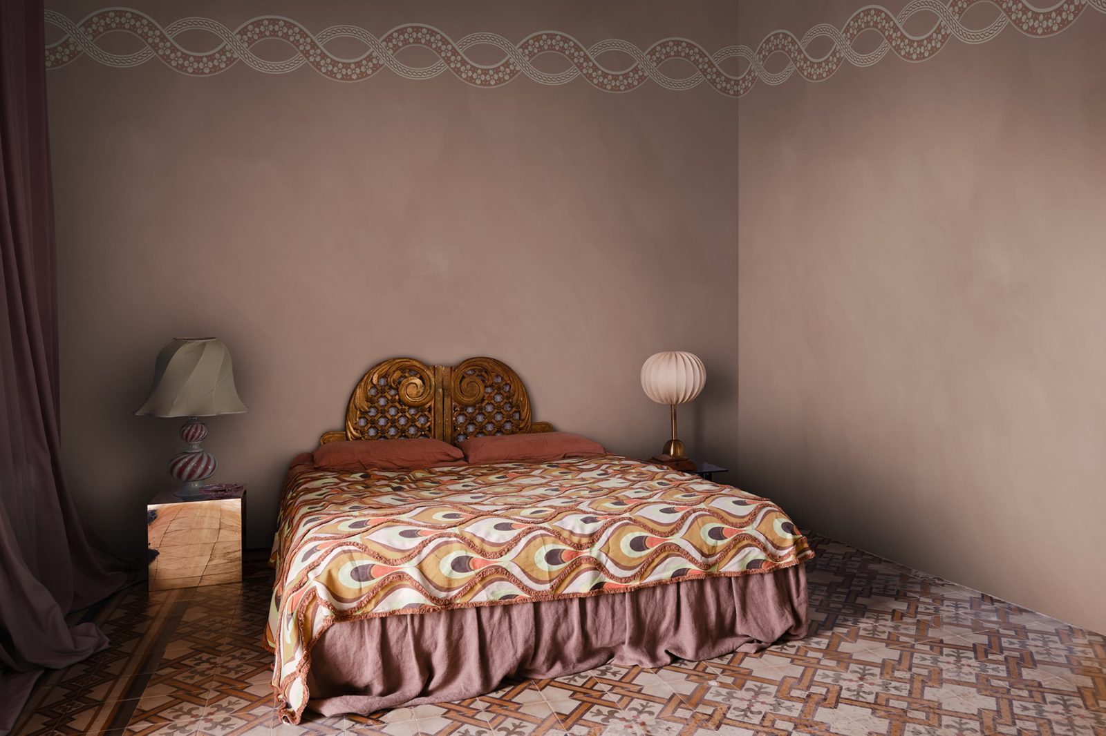 Ivory Braid, Pink, Rebel Walls 2