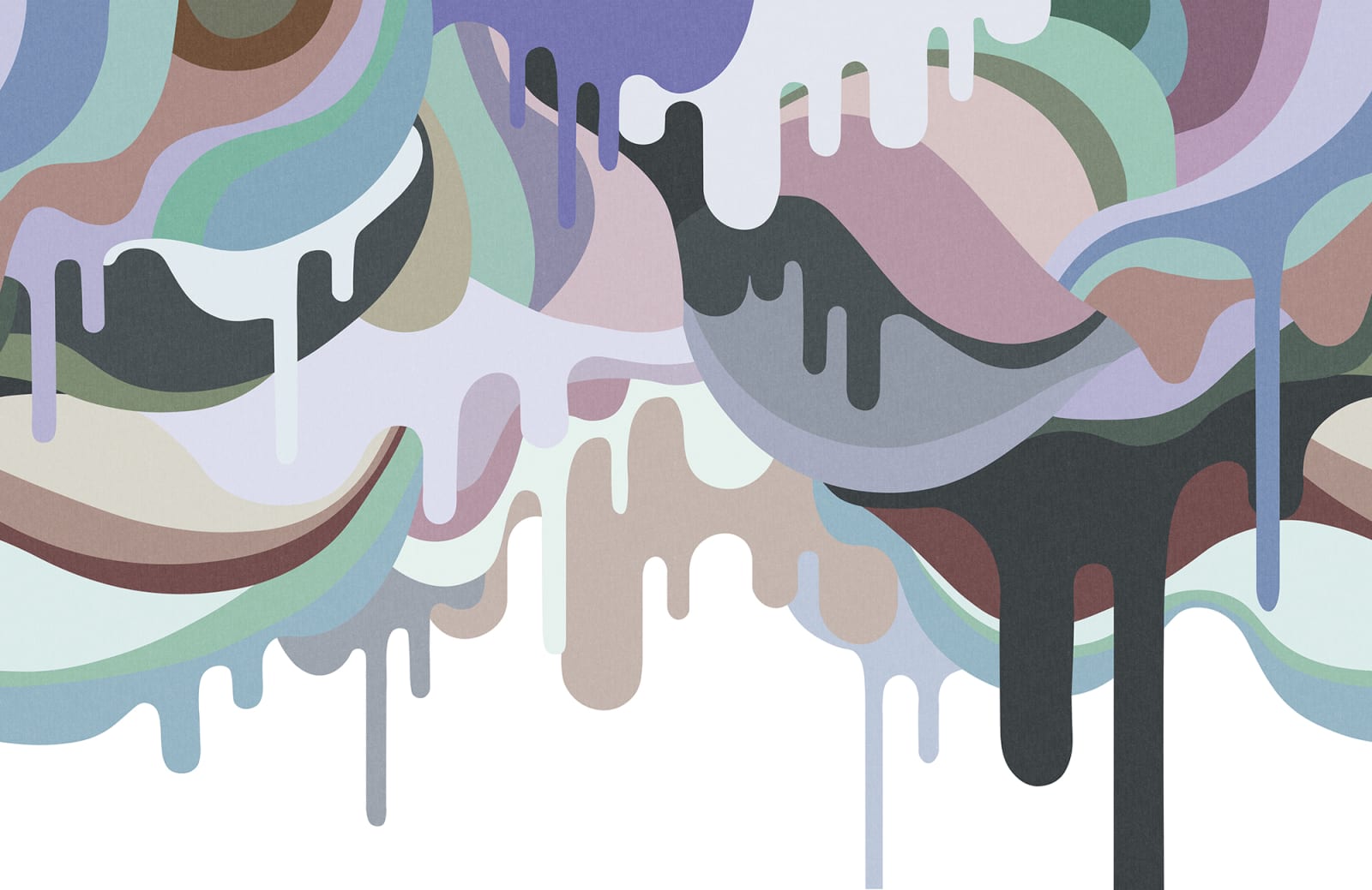 Dripping Ice Cream, Retro, Rebel Walls
