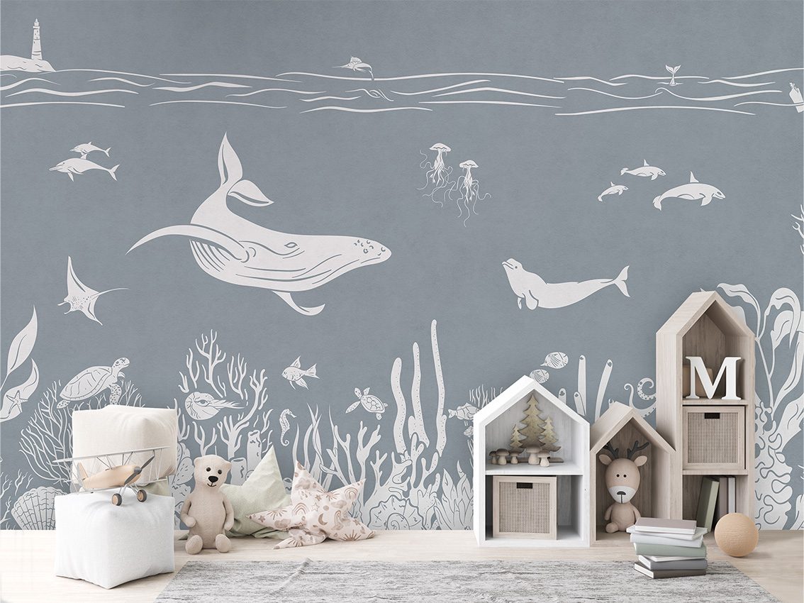 Monochrome Sea - Blue, Kikki Belle 3