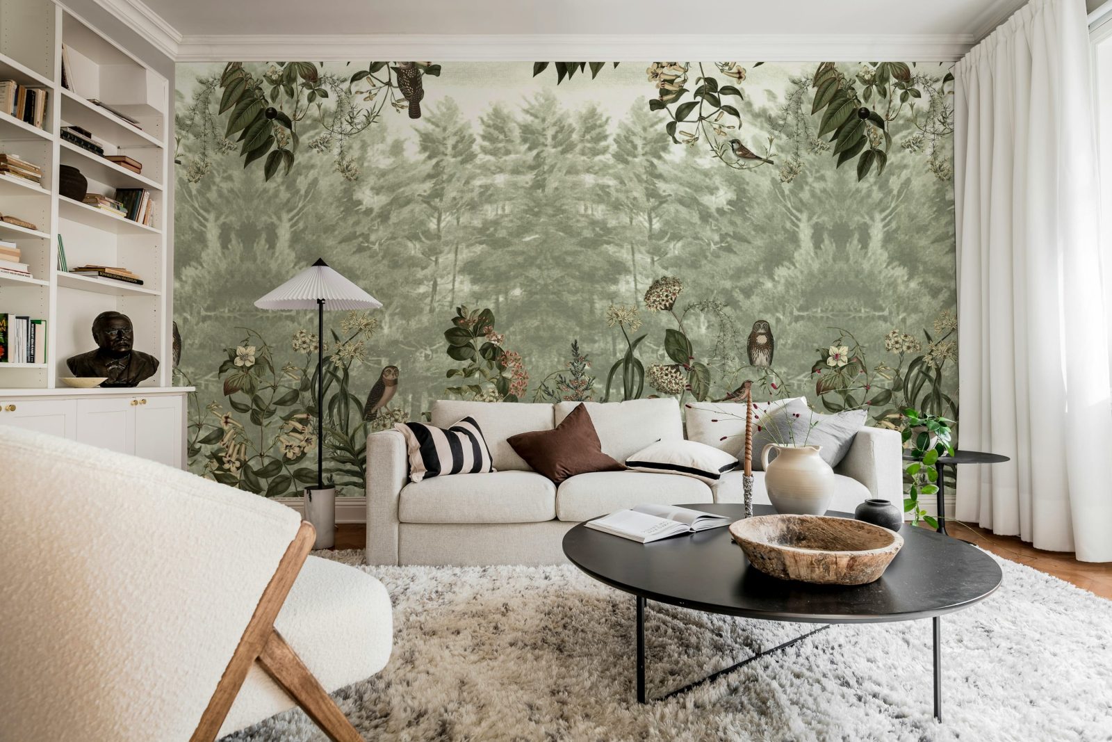 Owl Forest, Green, Rebel Walls 3