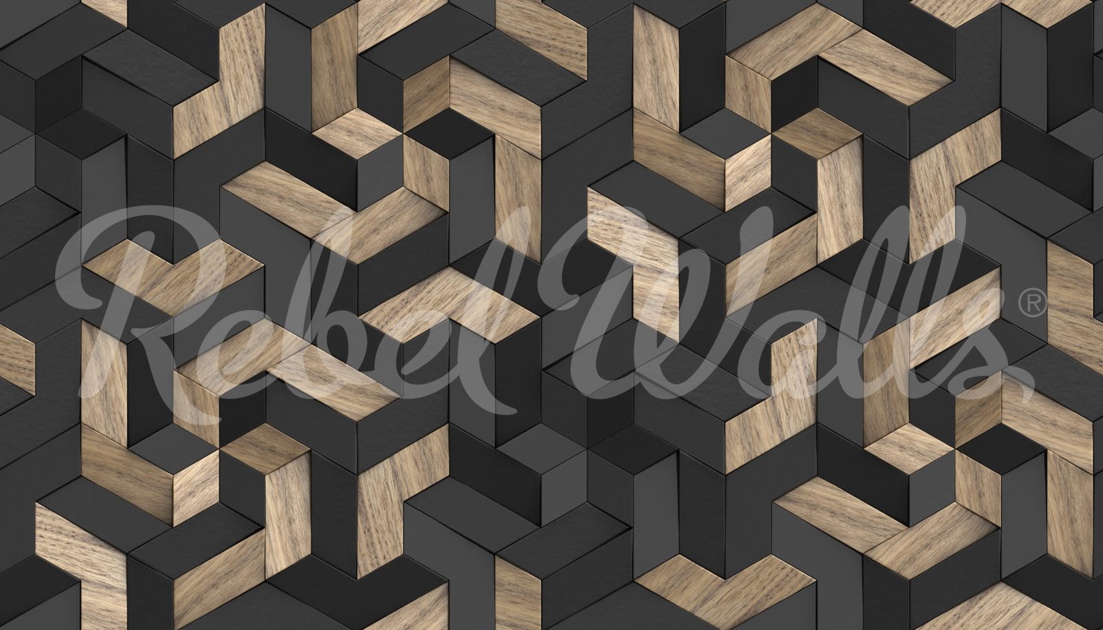 Geometric Wood, Rebel Walls