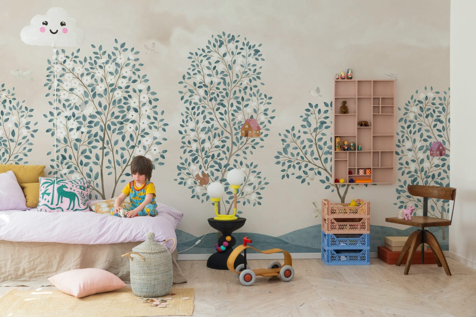 Happy Haven, Turquoise, Rebel Walls 2