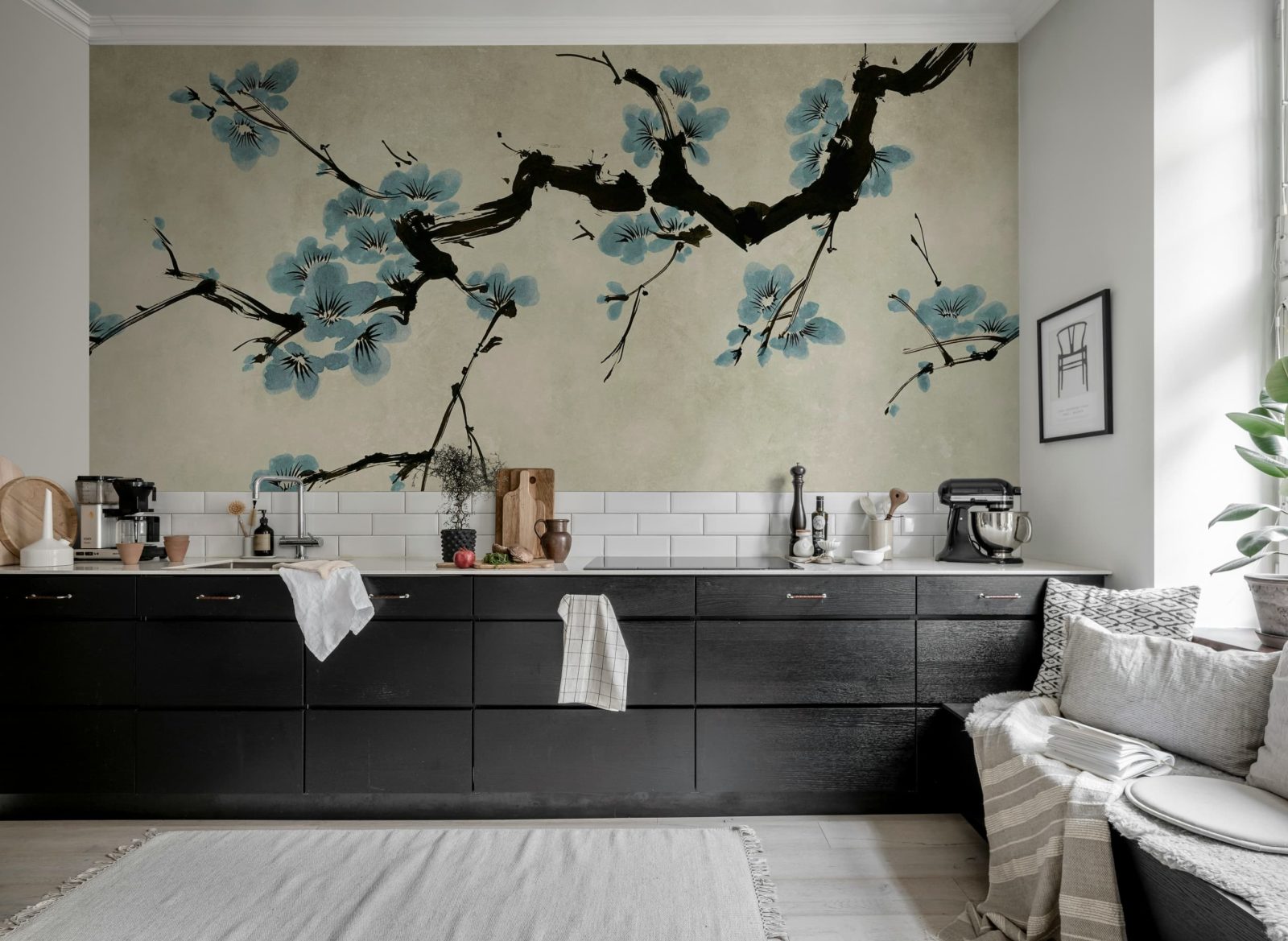 Blush of Spring, Light Blue, Rebel Walls 3