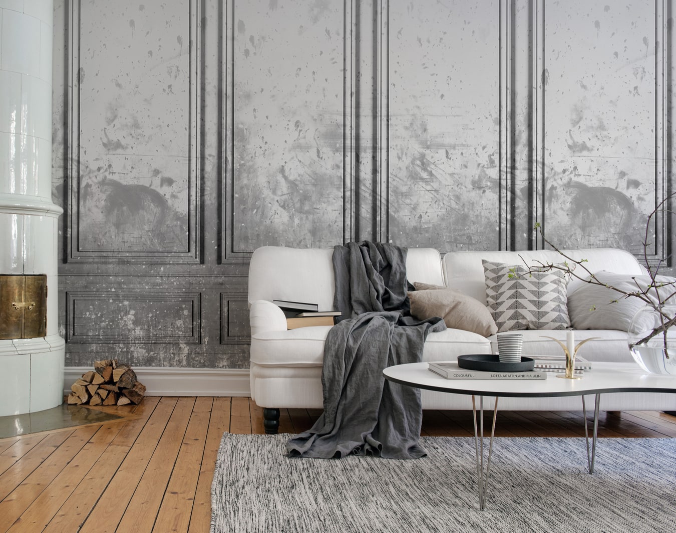 Patinated Panels, Smoke, Rebel Walls 3