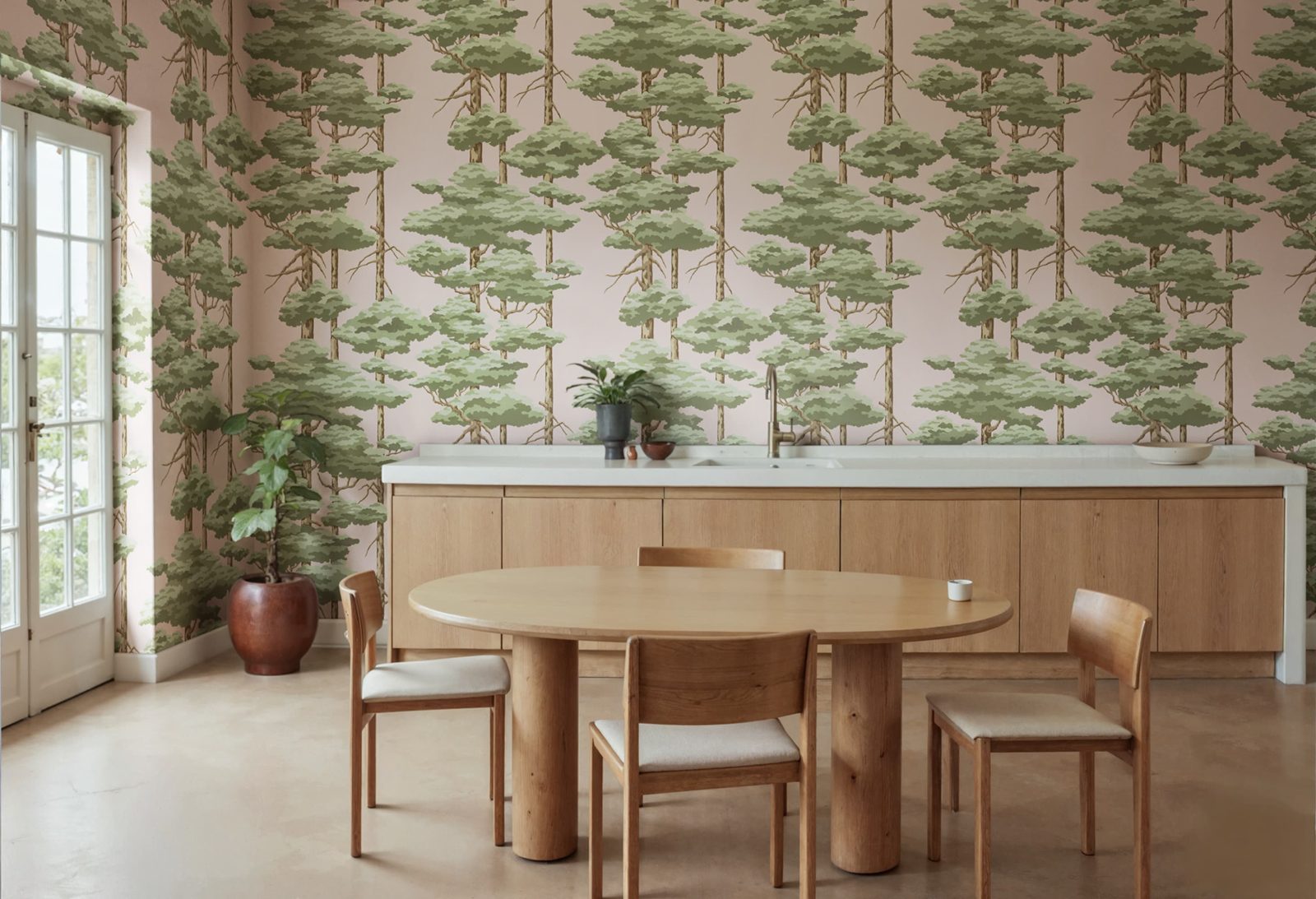 Highland Pines, Pink, Rebel Walls 2