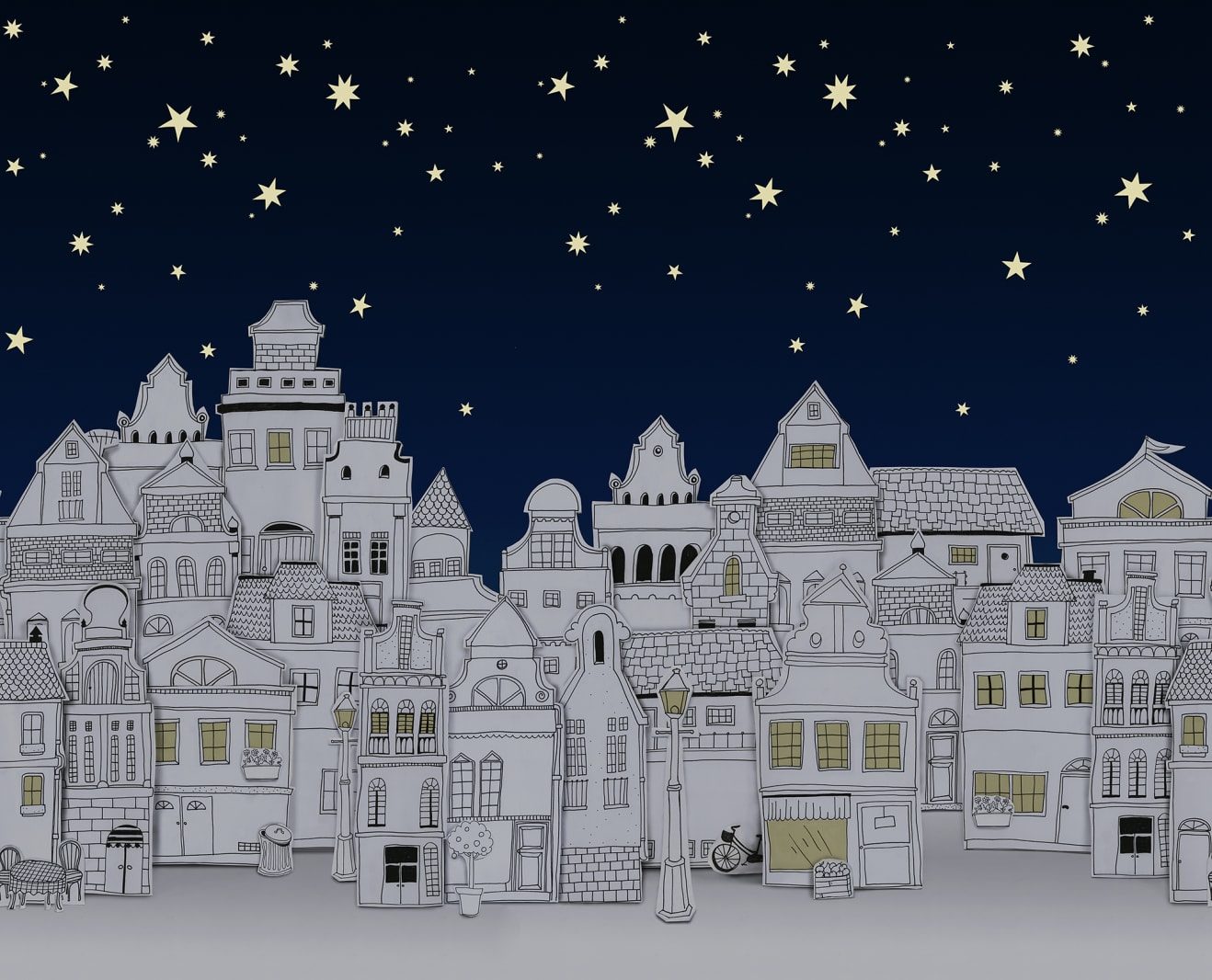 Star Town, Night, Rebel Walls