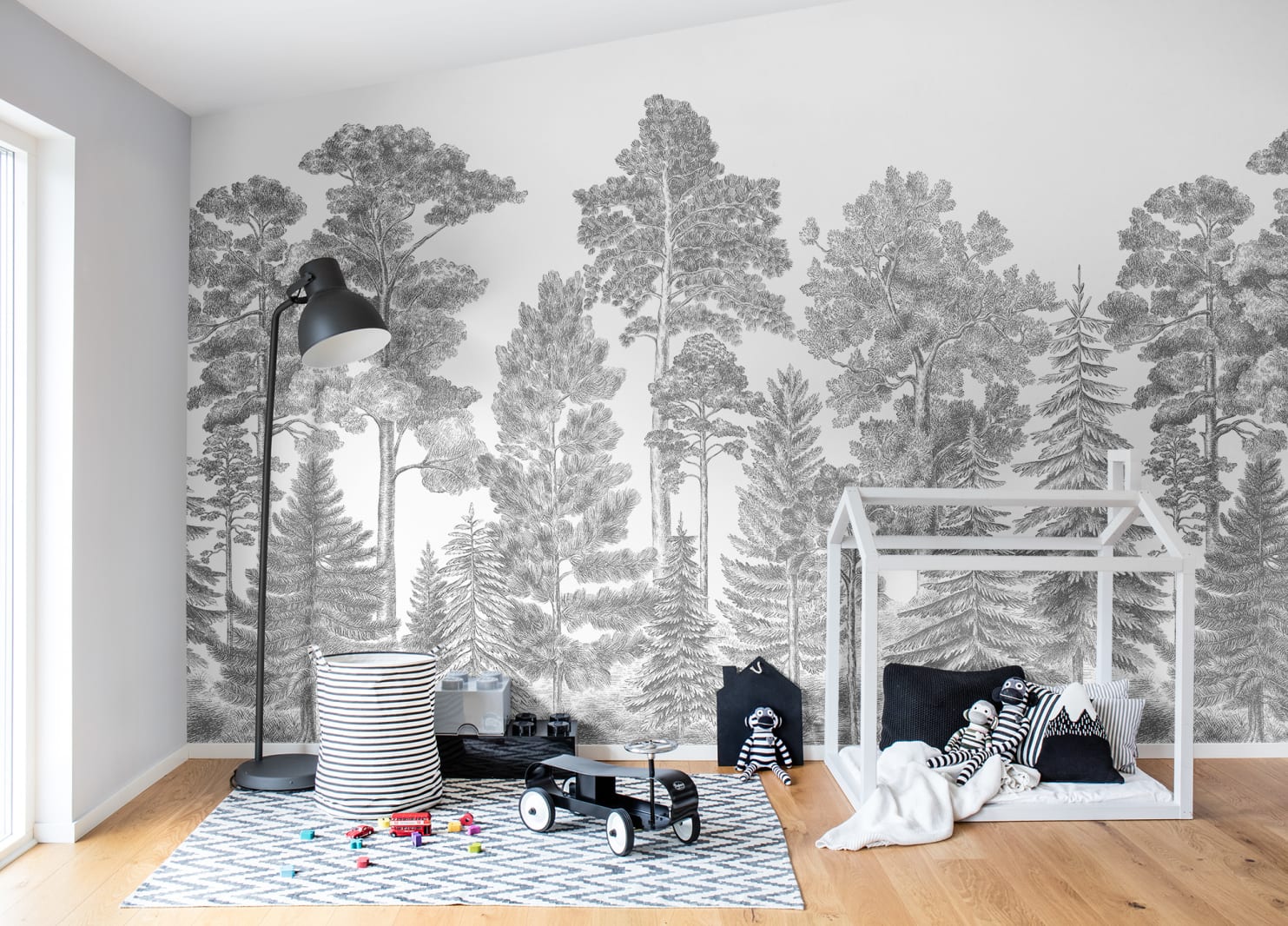 Scandinavian Bellewood, Gray, Rebel Walls 4