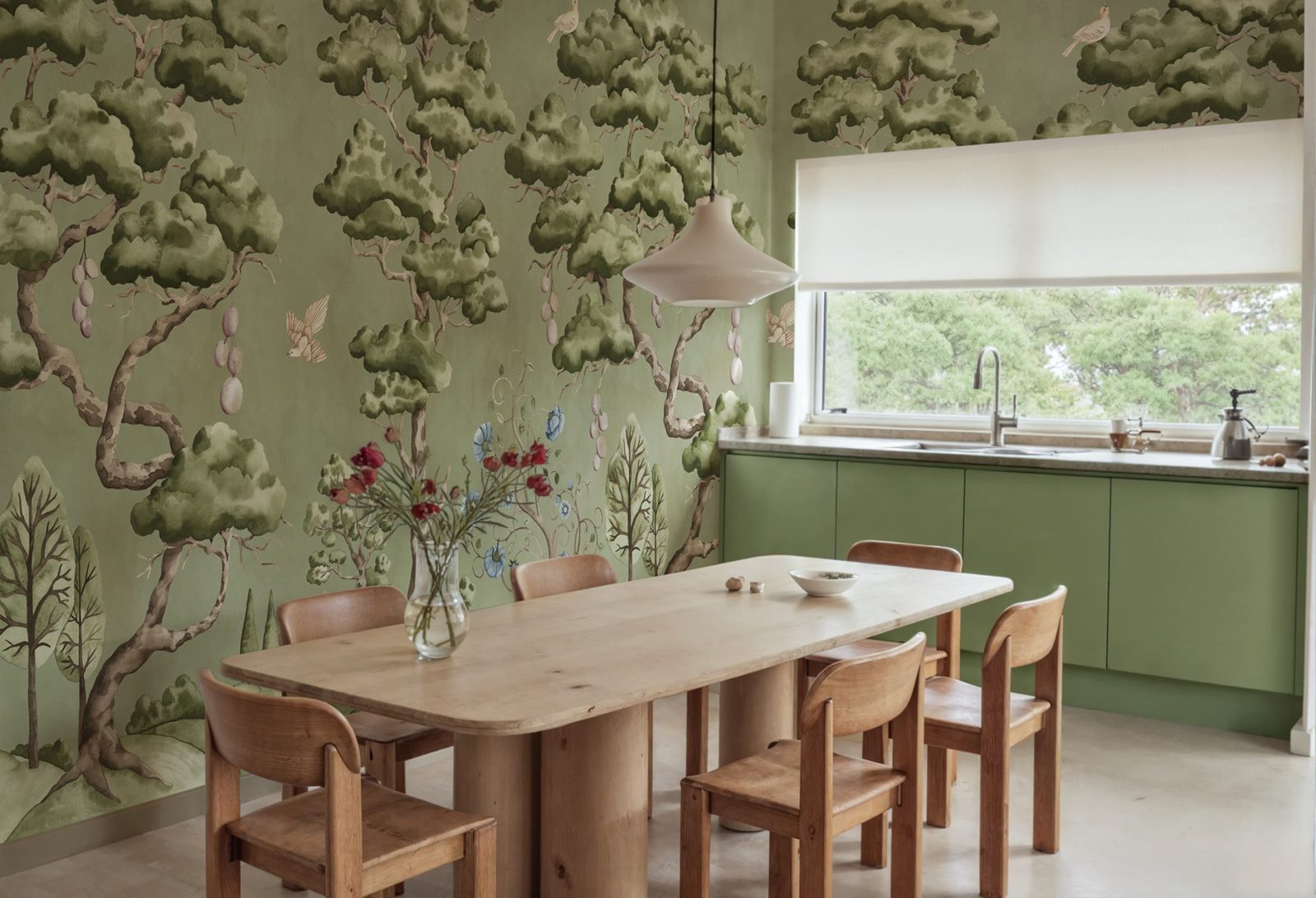 Forest Poem, Green, Rebel Walls 2