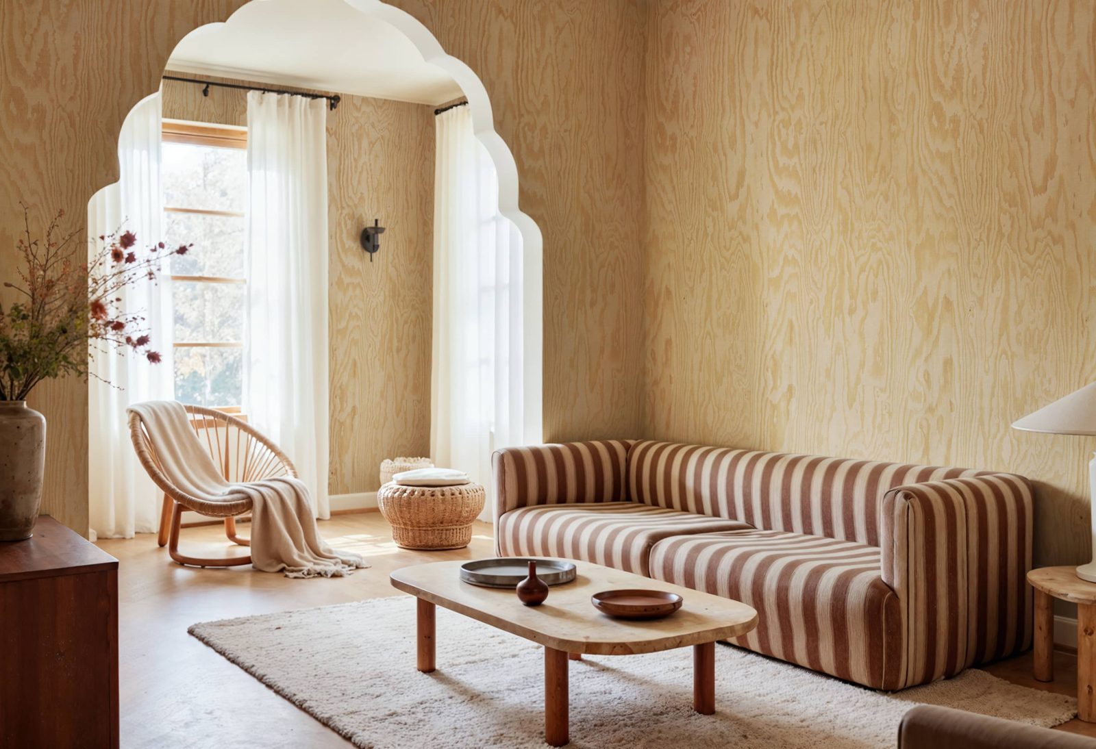 Wood Shades, Pine Wood, Rebel Walls 3
