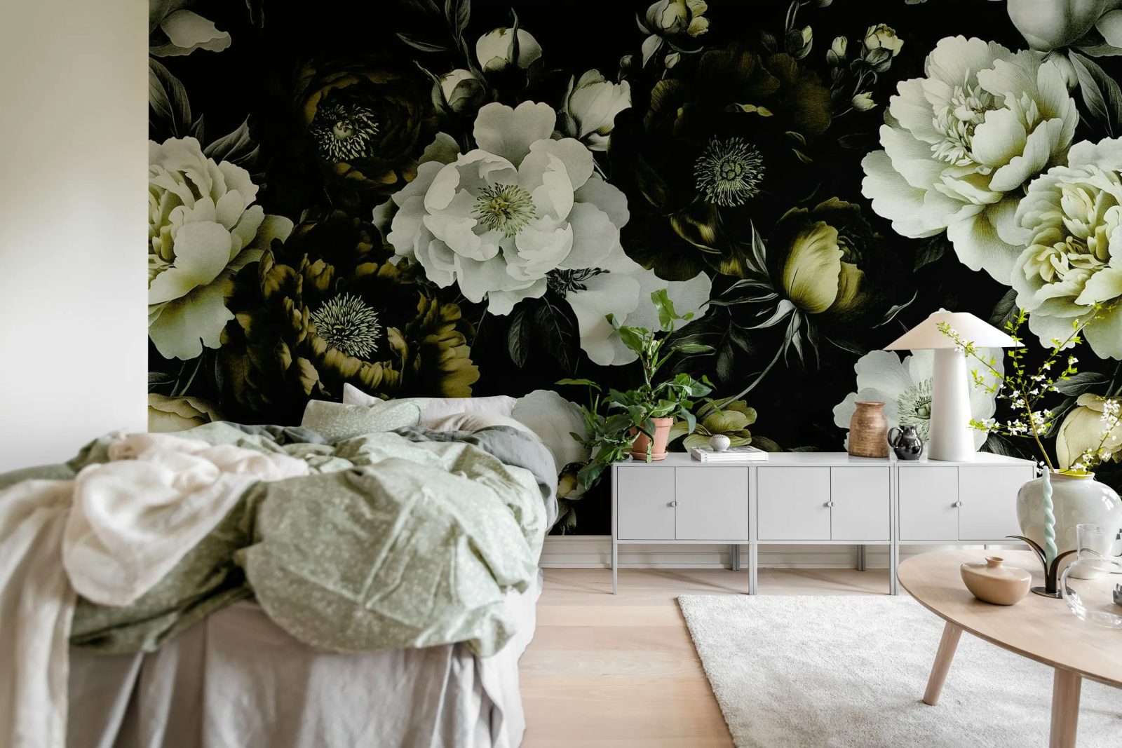 Bouquet of Roses, Yellow, Rebel Walls 3
