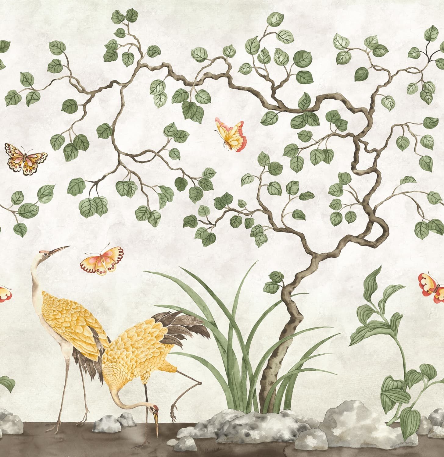 Where Cranes Dream, Beige, Rebel Walls
