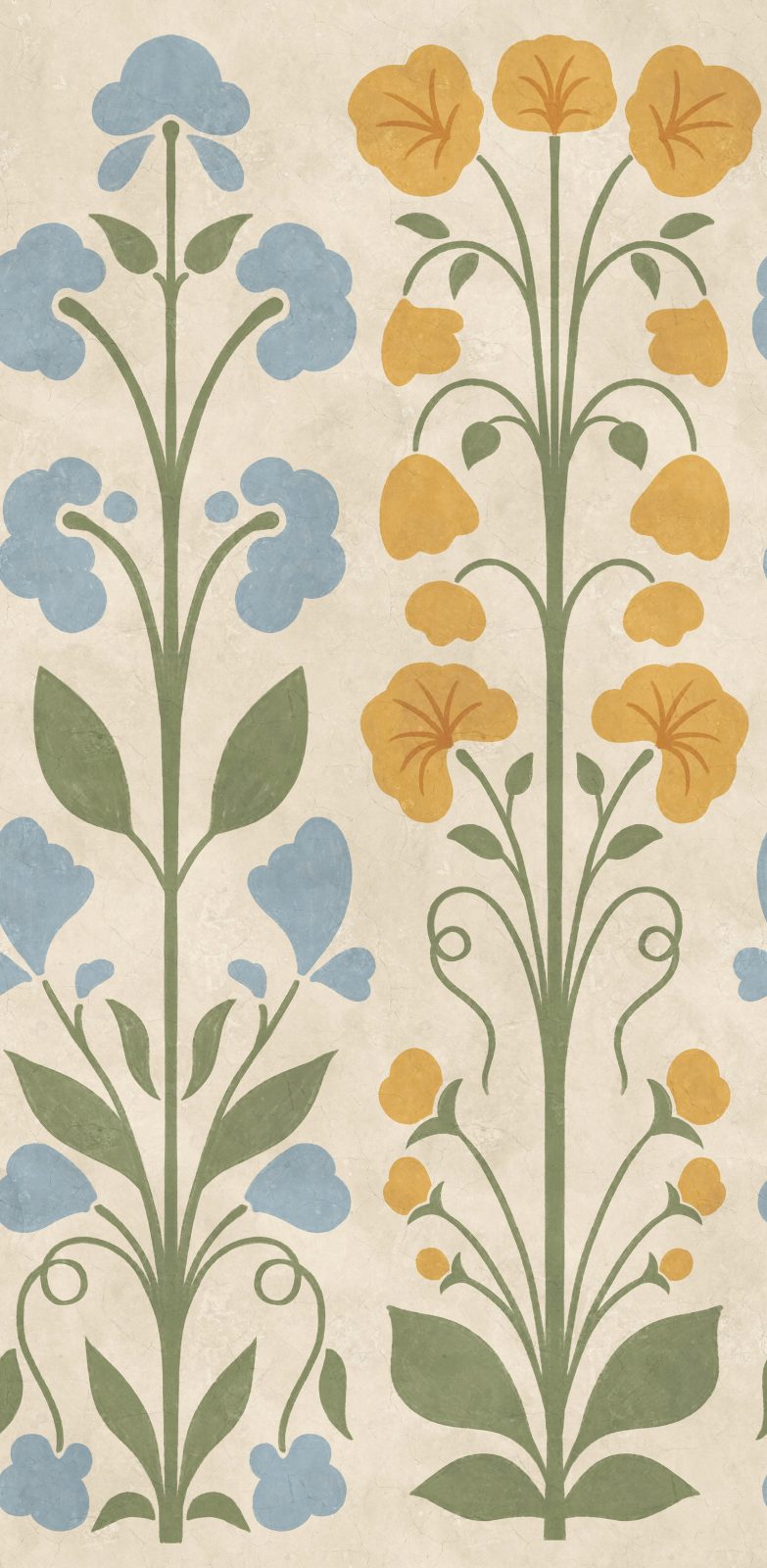 Folk Flower, Yellow, Rebel Walls