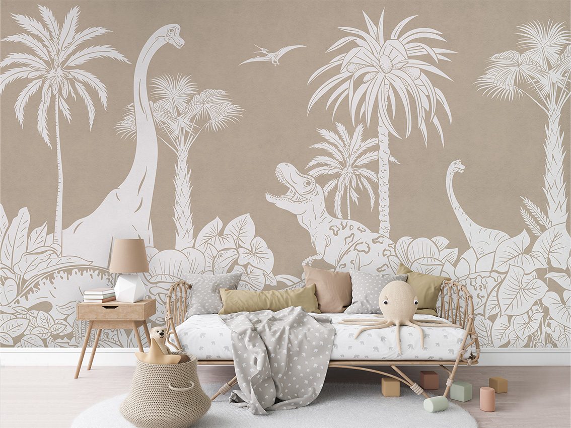 Monochrome Dino - Brown, Kikki Belle 4