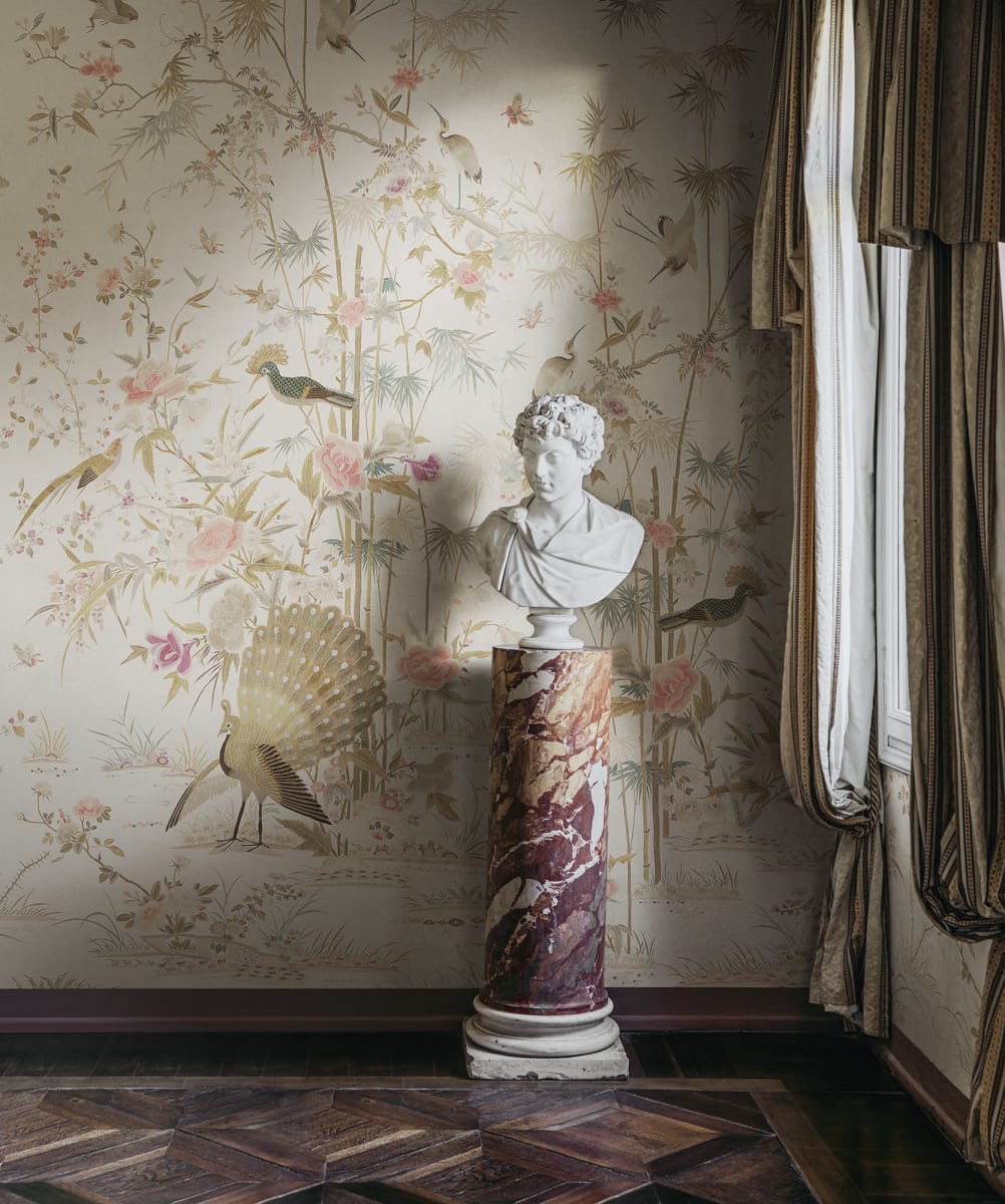 Chinoiserie Garden, Eggshell, Sandberg 4