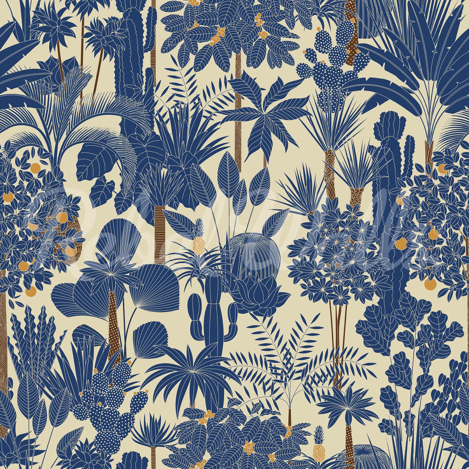 Wild Tropics, Blue, Rebel Walls
