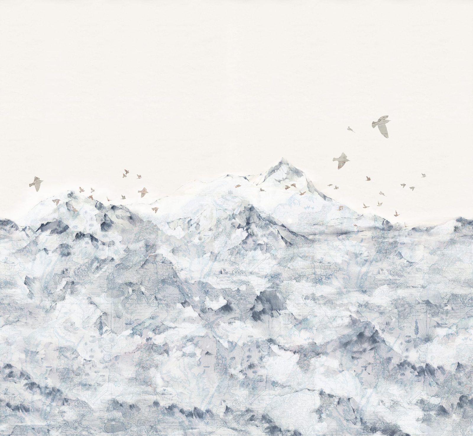 Paper Mountains, Blue, Rebel Walls