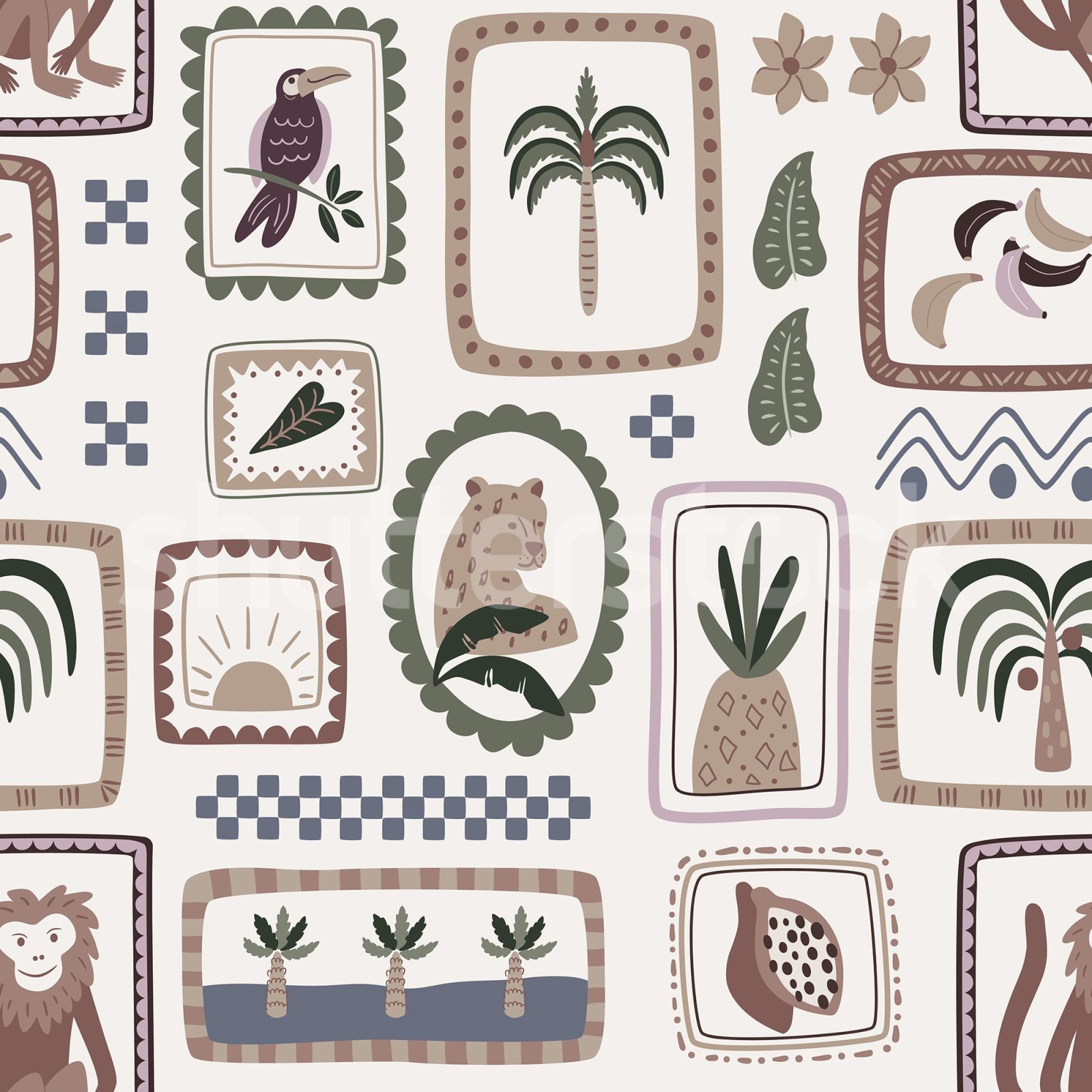 Jungle Frames, Vintage, Rebel Walls