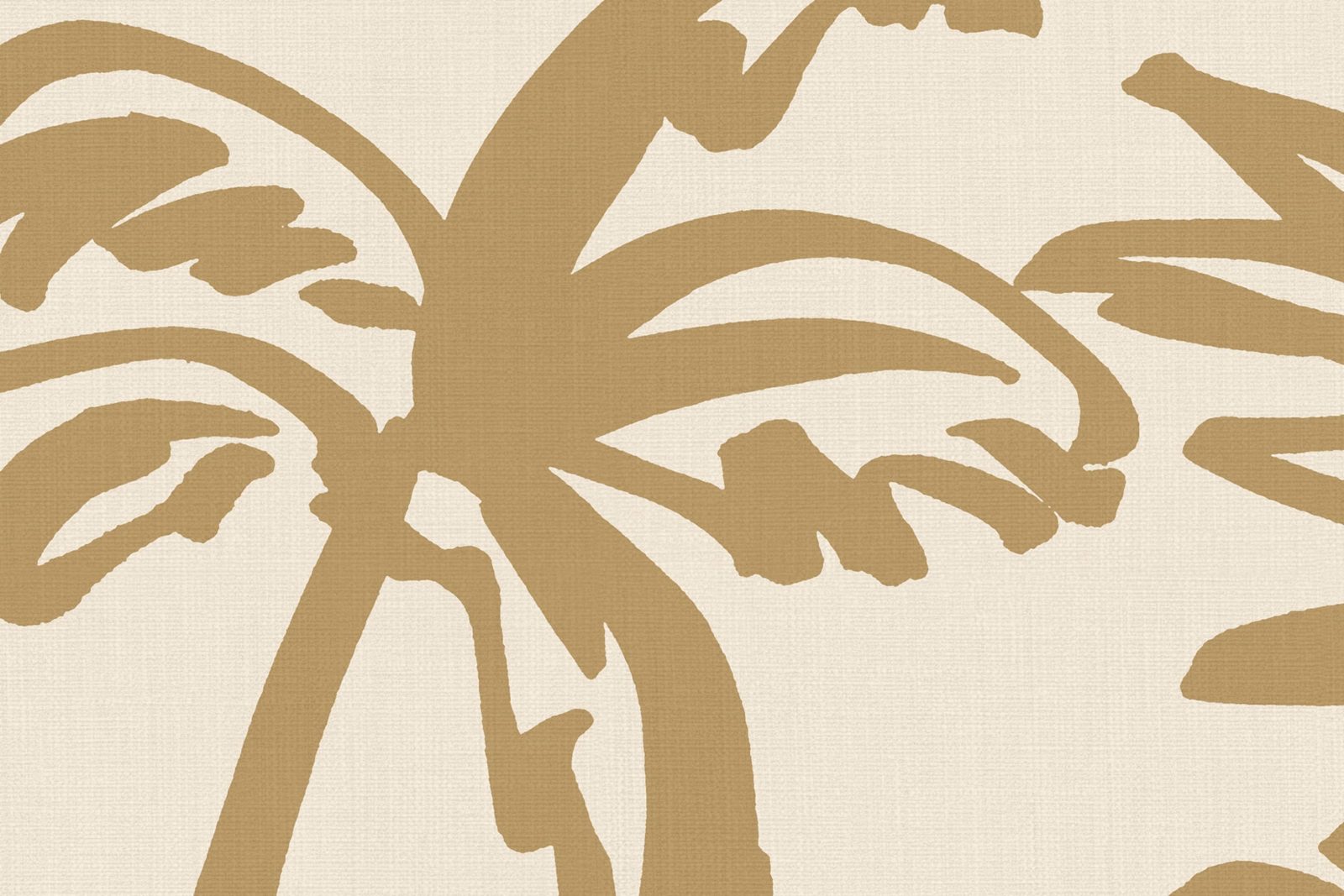Palm Oasis, Yellow, Rebel Walls 4