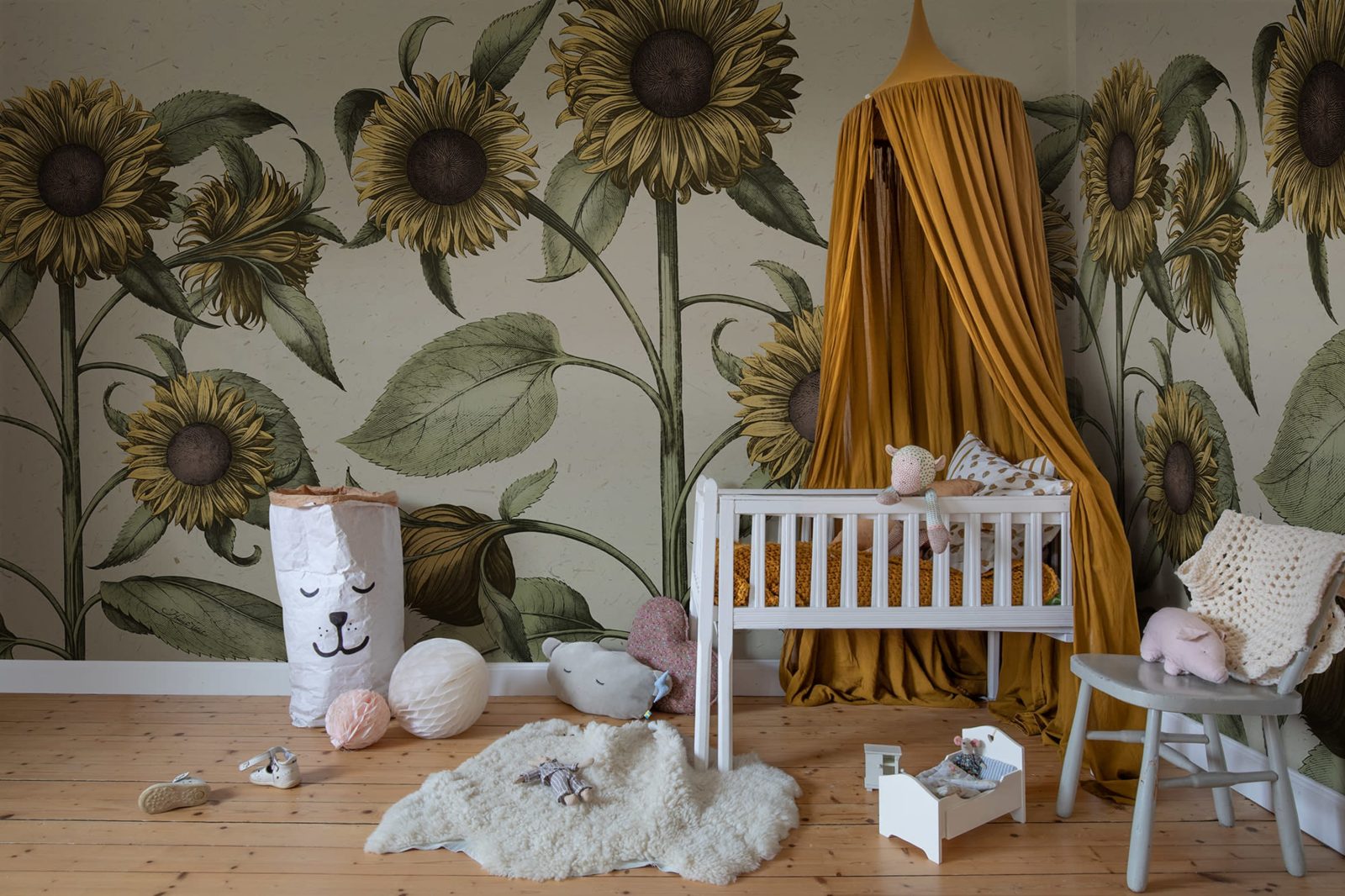 Sunflower, Yellow, Rebel Walls 2