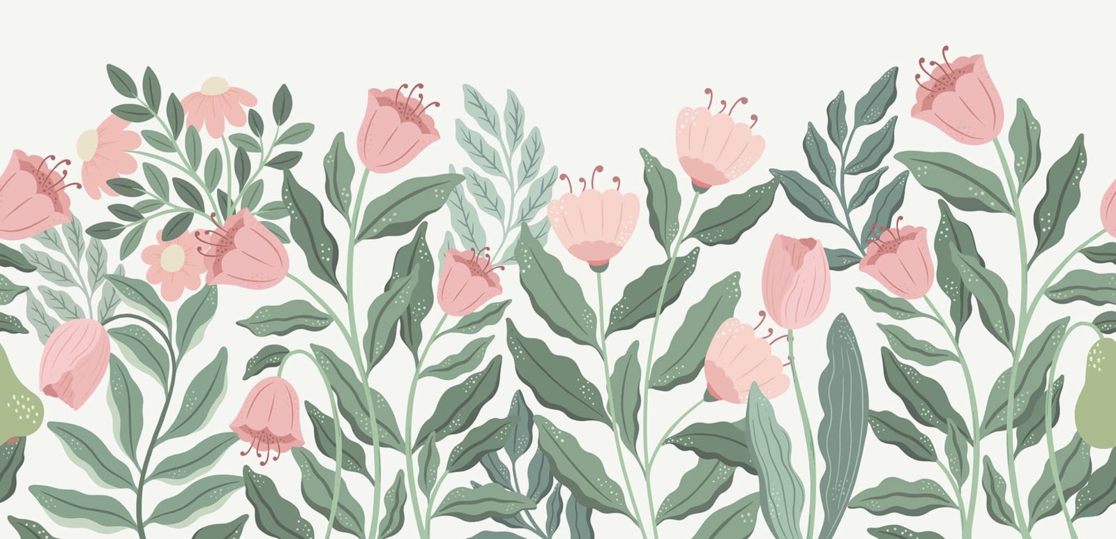 Big Blossom, Light Pink, Rebel Walls
