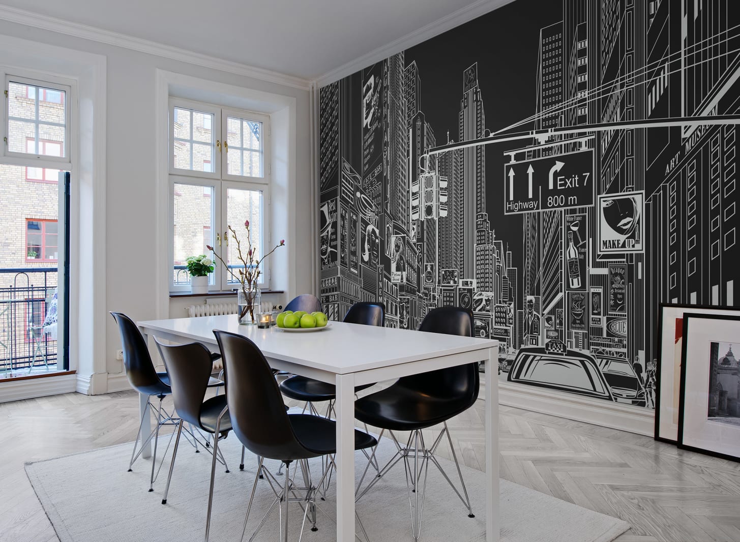 Cartoon City, Black, Rebel Walls 2