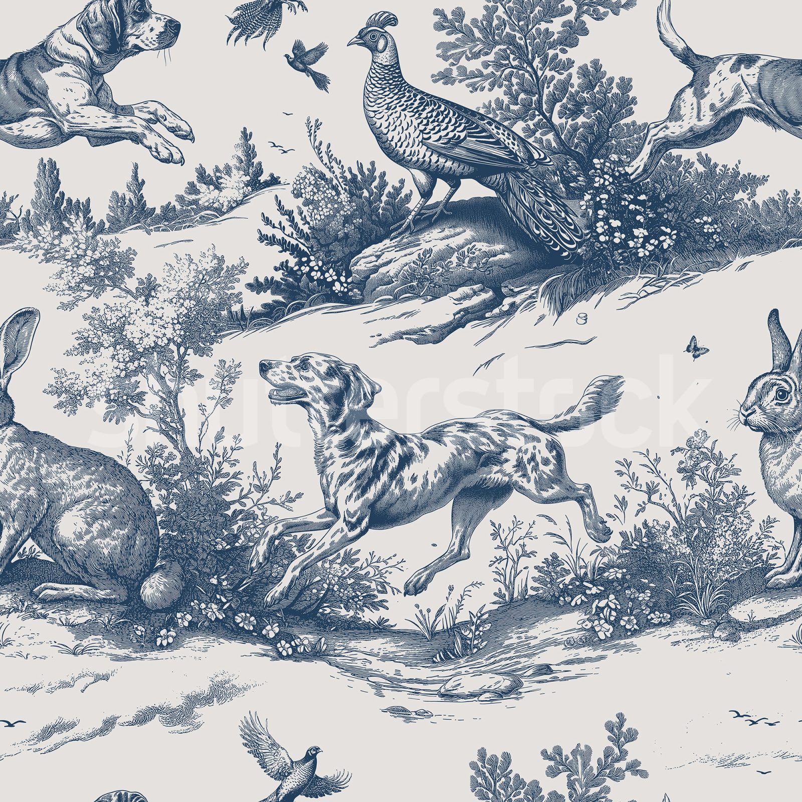 Countryside Tales, Oxford Blue, Rebel Walls