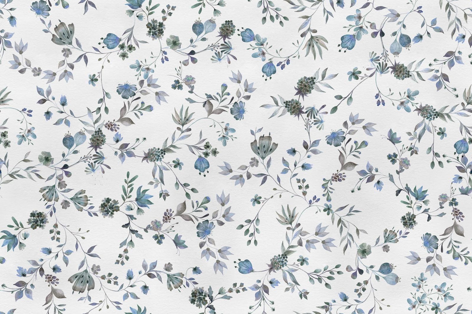 Blossom Fling, Blue, Rebel Walls