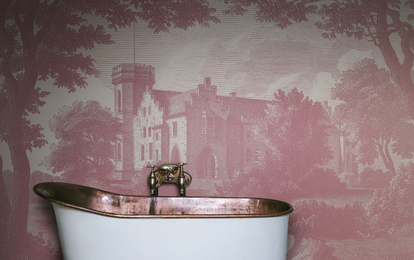 Swan Pond, Dusty Pink, Rebel Walls 2