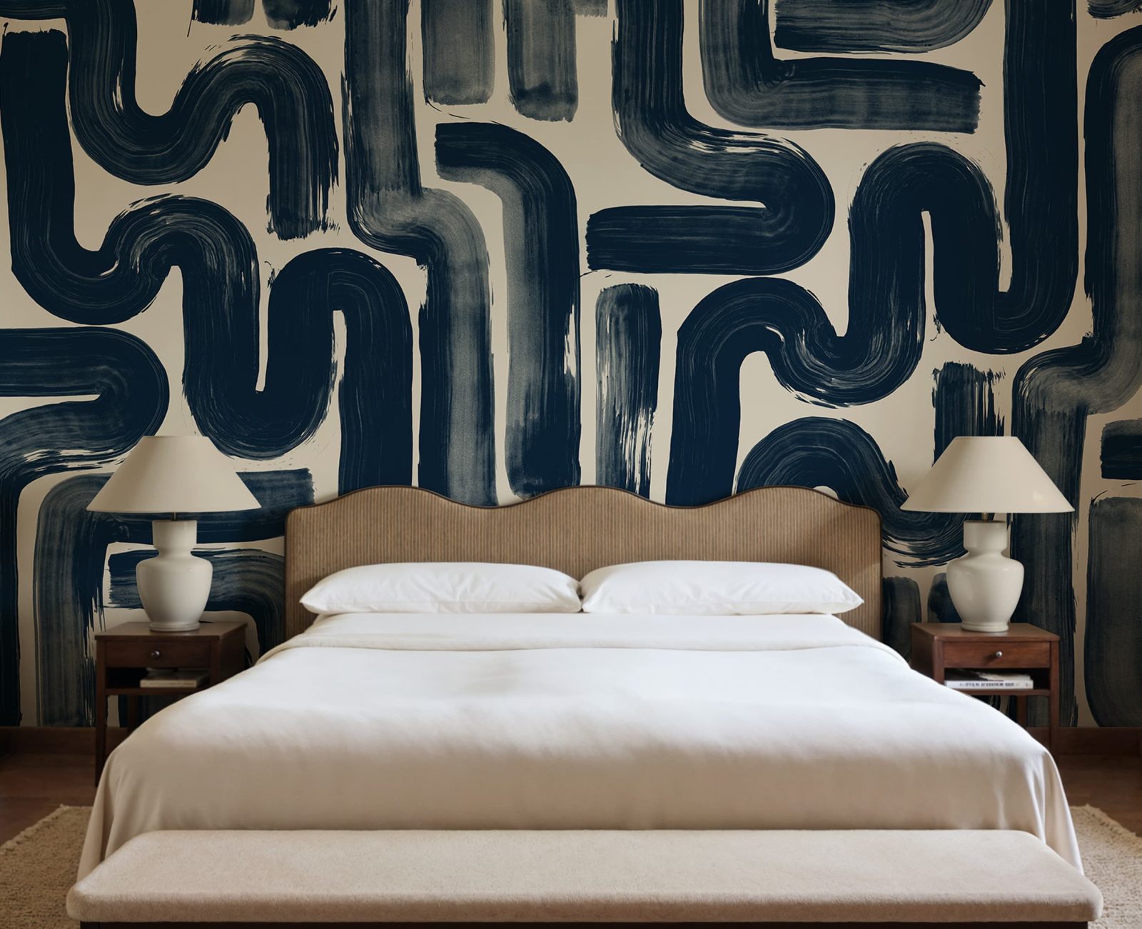 Drape Brush, Dark Blue, Rebel Walls 3
